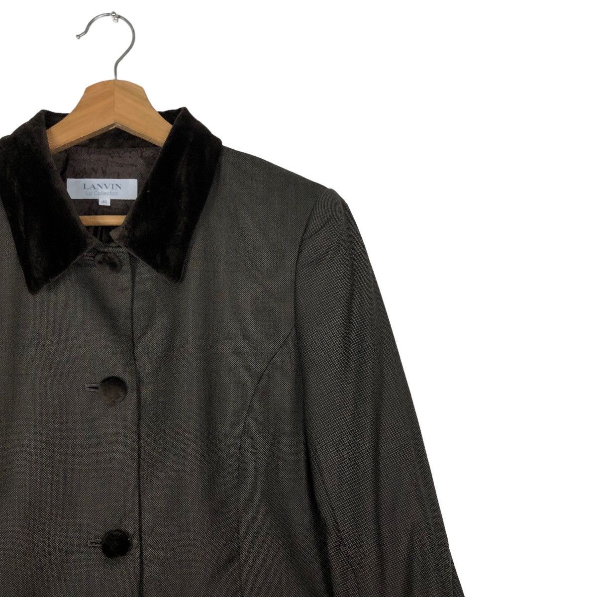 Japanese Brand 👍Vintage Lanvin La Collection Velvet Jacket Size M / US 6-8 / IT 42-44 - 6 Thumbnail