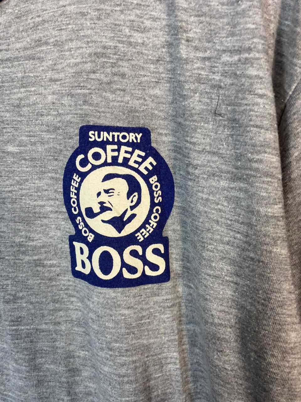 Japanese Brand Suntory coffee boss small logo ringer tshirt Size US L / EU 52-54 / 3 - 5 Thumbnail