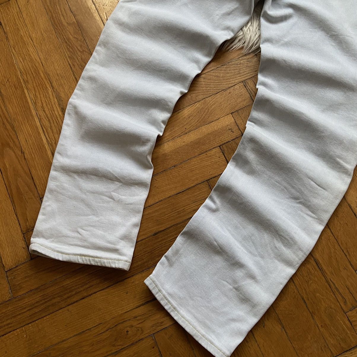 Designer 📌 Crazy Peso Y2K Big Print Denim Pants Size US 30 / EU 46 - 15 Thumbnail