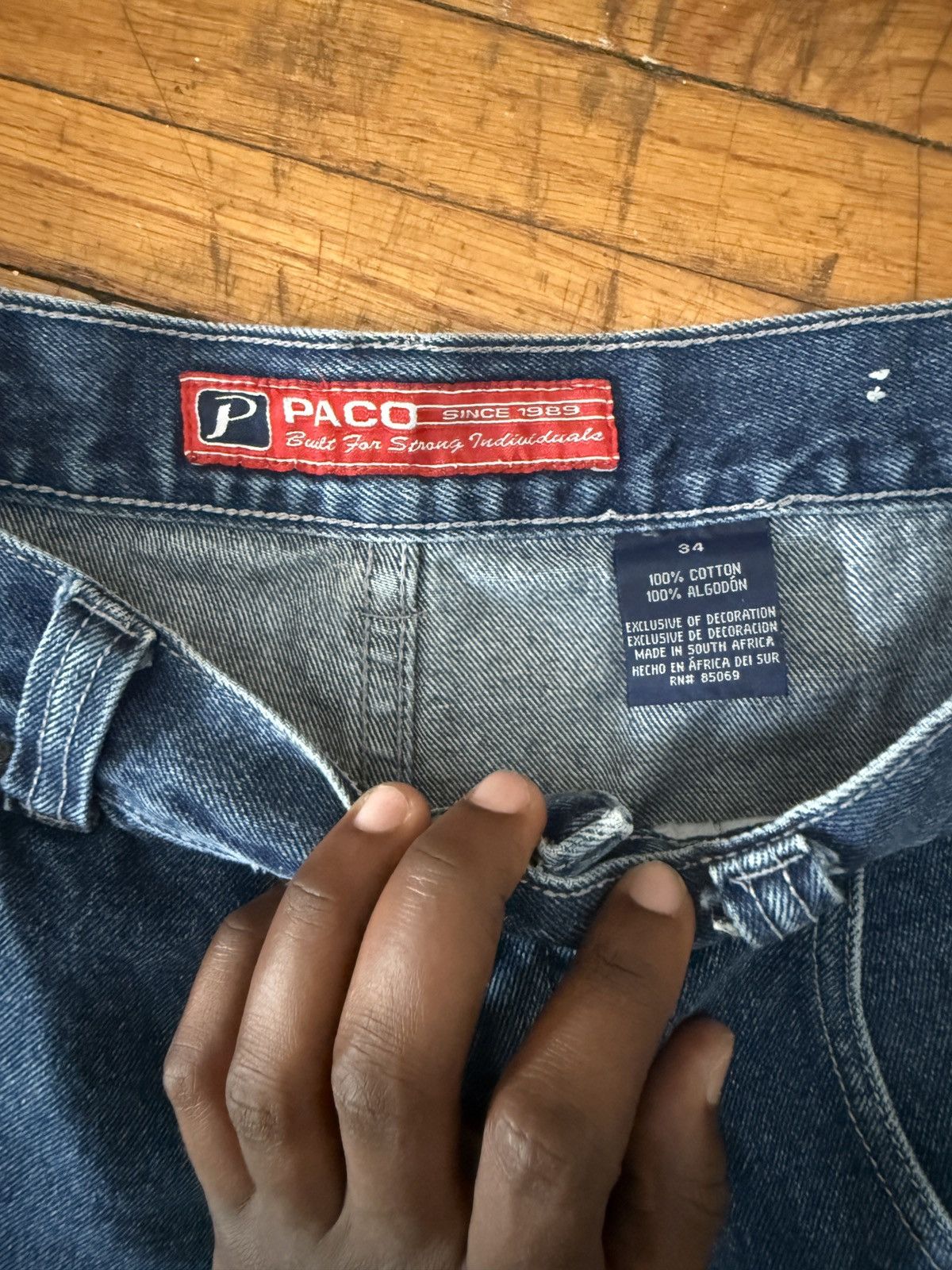 Other Vintage Paco Denim Shorts Size US 34 / EU 50 - 5 Thumbnail