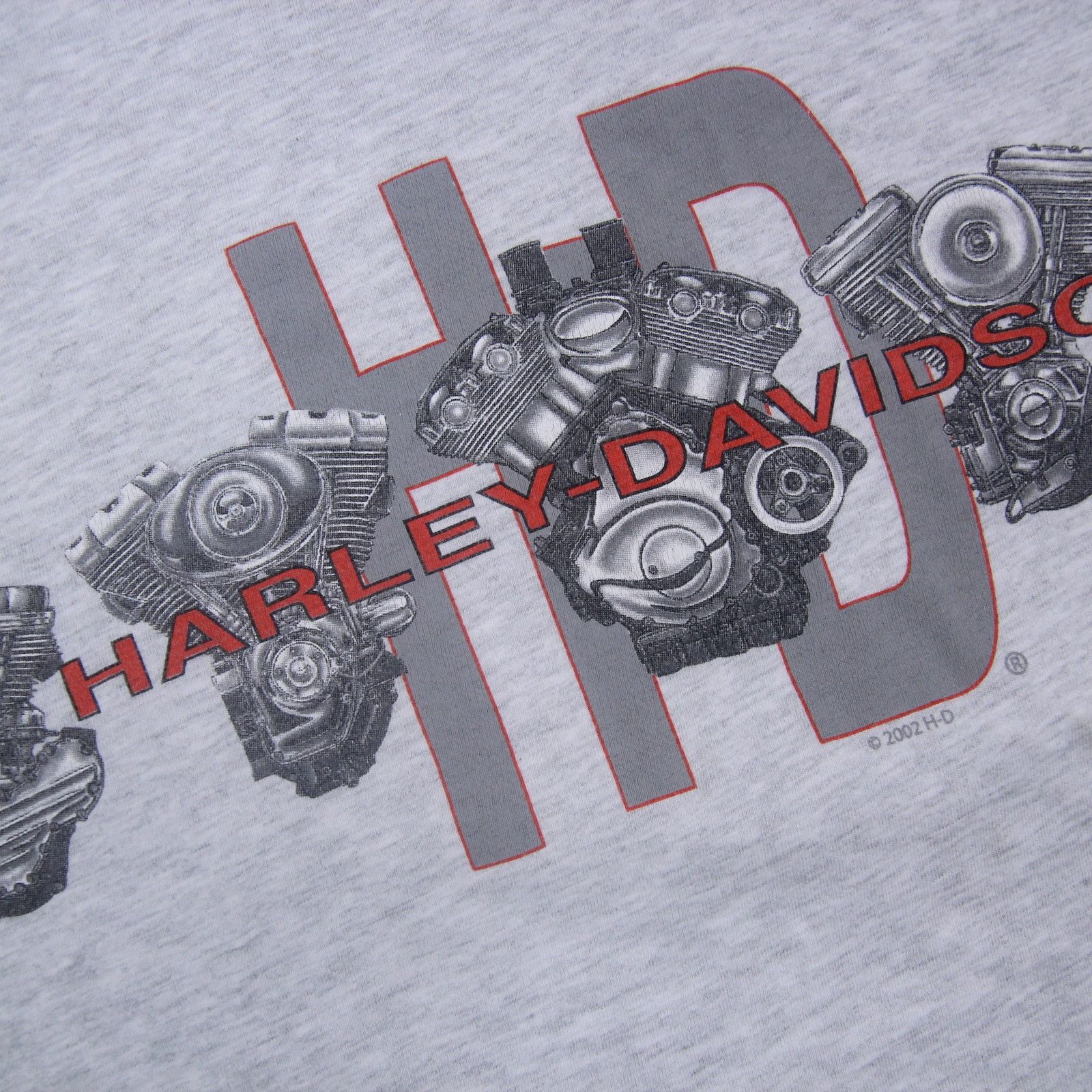 Harley Davidson × Vintage Vintage Harley Davidson Allover Print V-twin Graphic T Shirt Size US XL / EU 56 / 4 - 8 Thumbnail