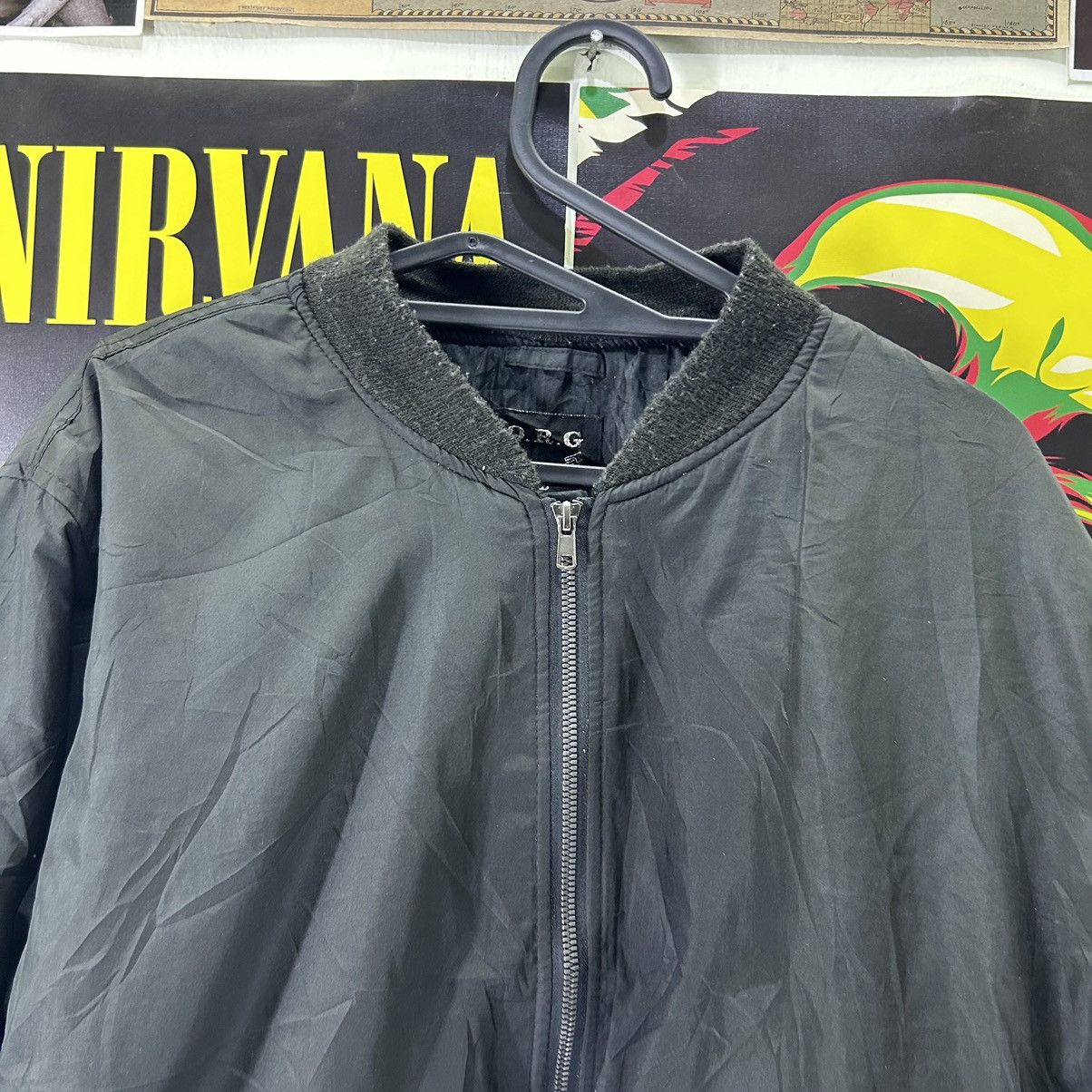 Vintage Vintage O.R.G Japanese Bomber Jacket Size US L / EU 52-54 / 3 - 2 Thumbnail