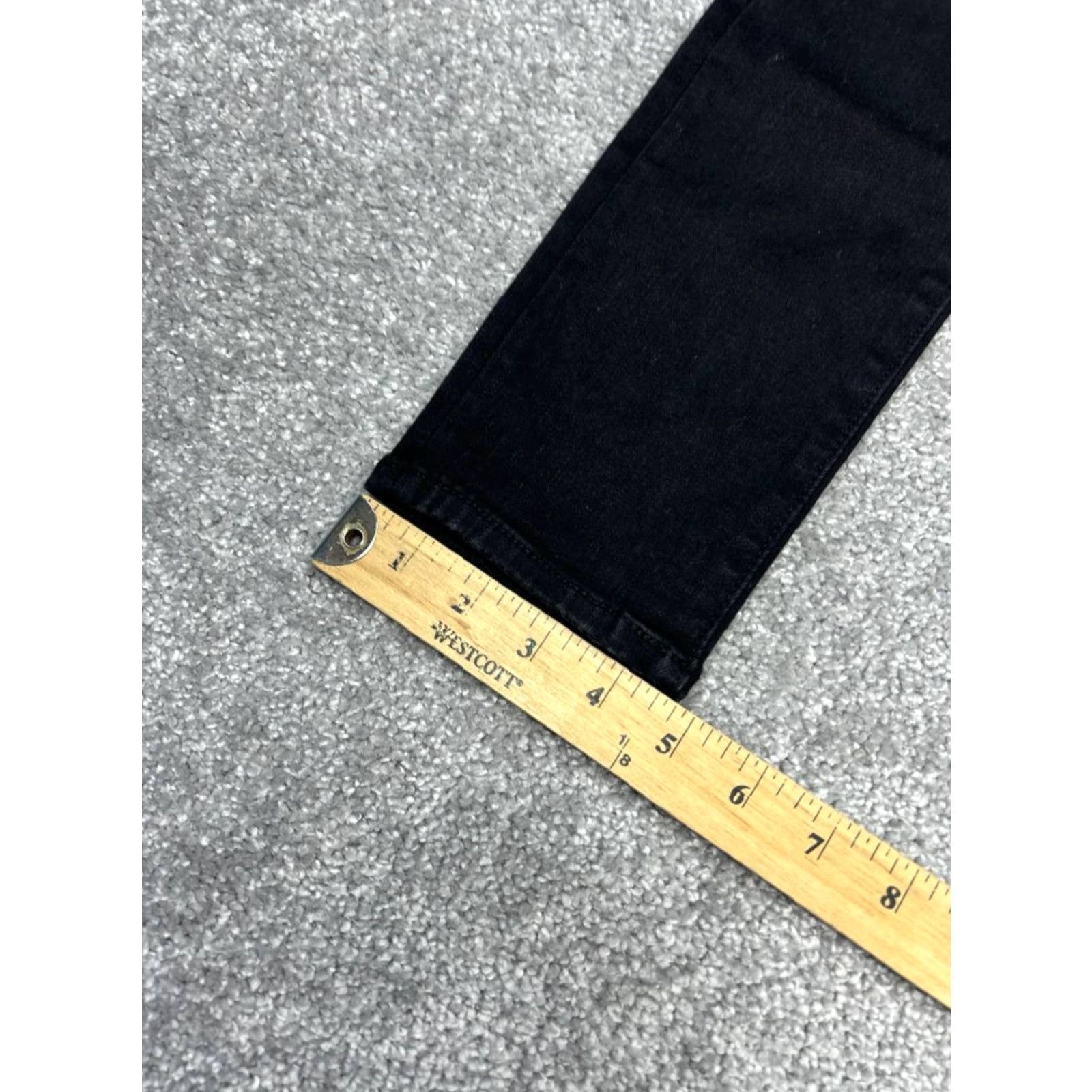 Abercrombie & Fitch VINTAGE Abercrombie & Fitch The Super Skinny Jeans Women 0 Black Denim High Rise 25x28 Size 25" / US 0 / IT 36 - 6 Thumbnail