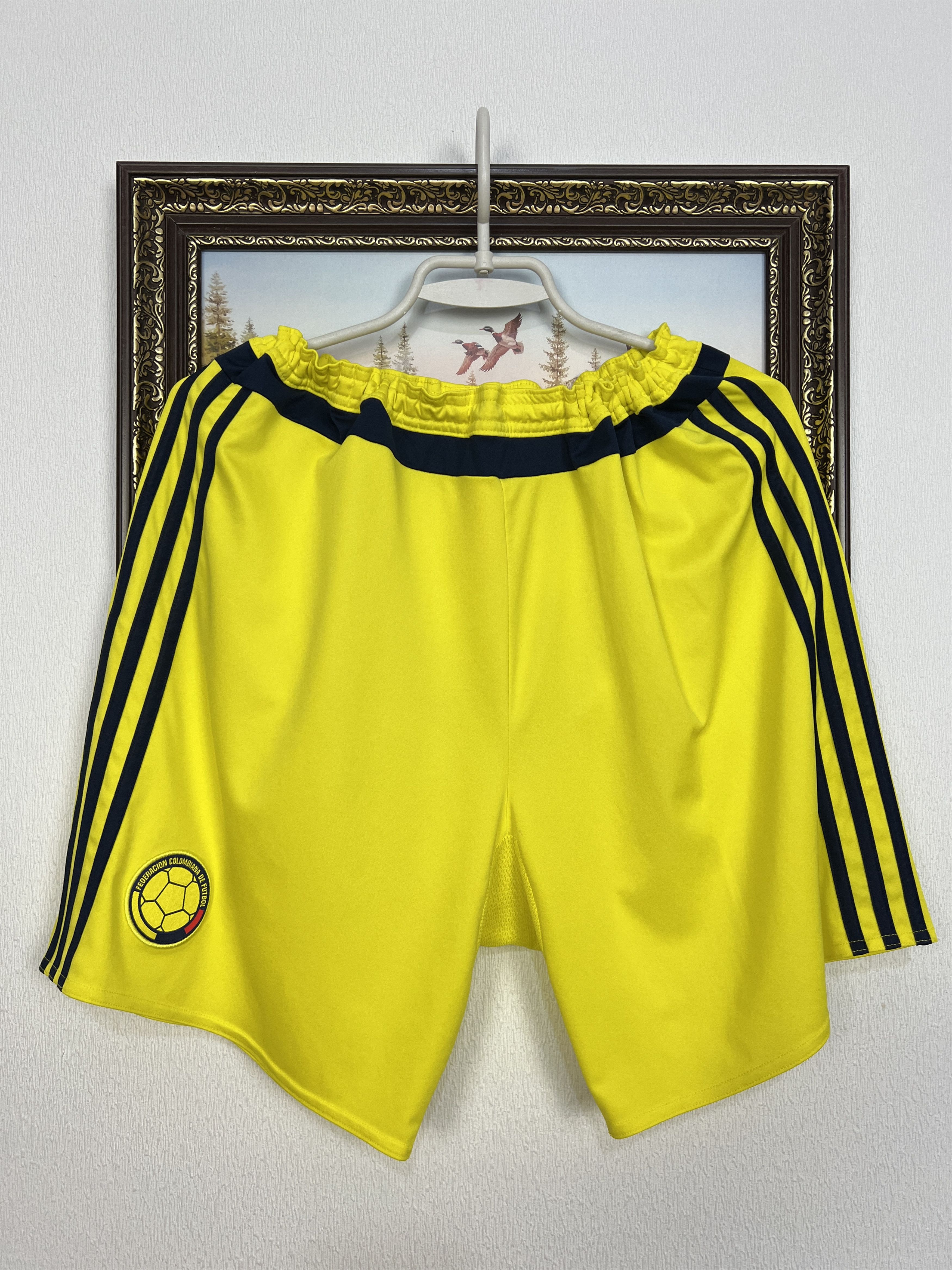Adidas Adidas Colombia Football Shorts Soccer Athletic National Size US 34 / EU 50 - 1 Thumbnail