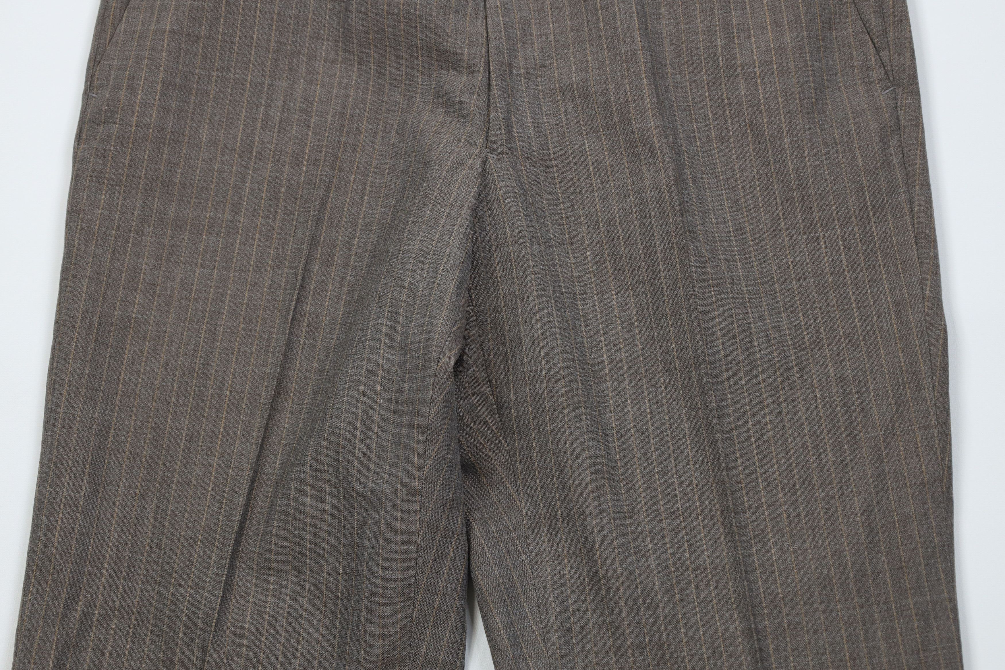 Vintage Vintage 70s Streetwear Knit Striped Wide Leg Chino Pants USA Size US 32 / EU 48 - 3 Thumbnail