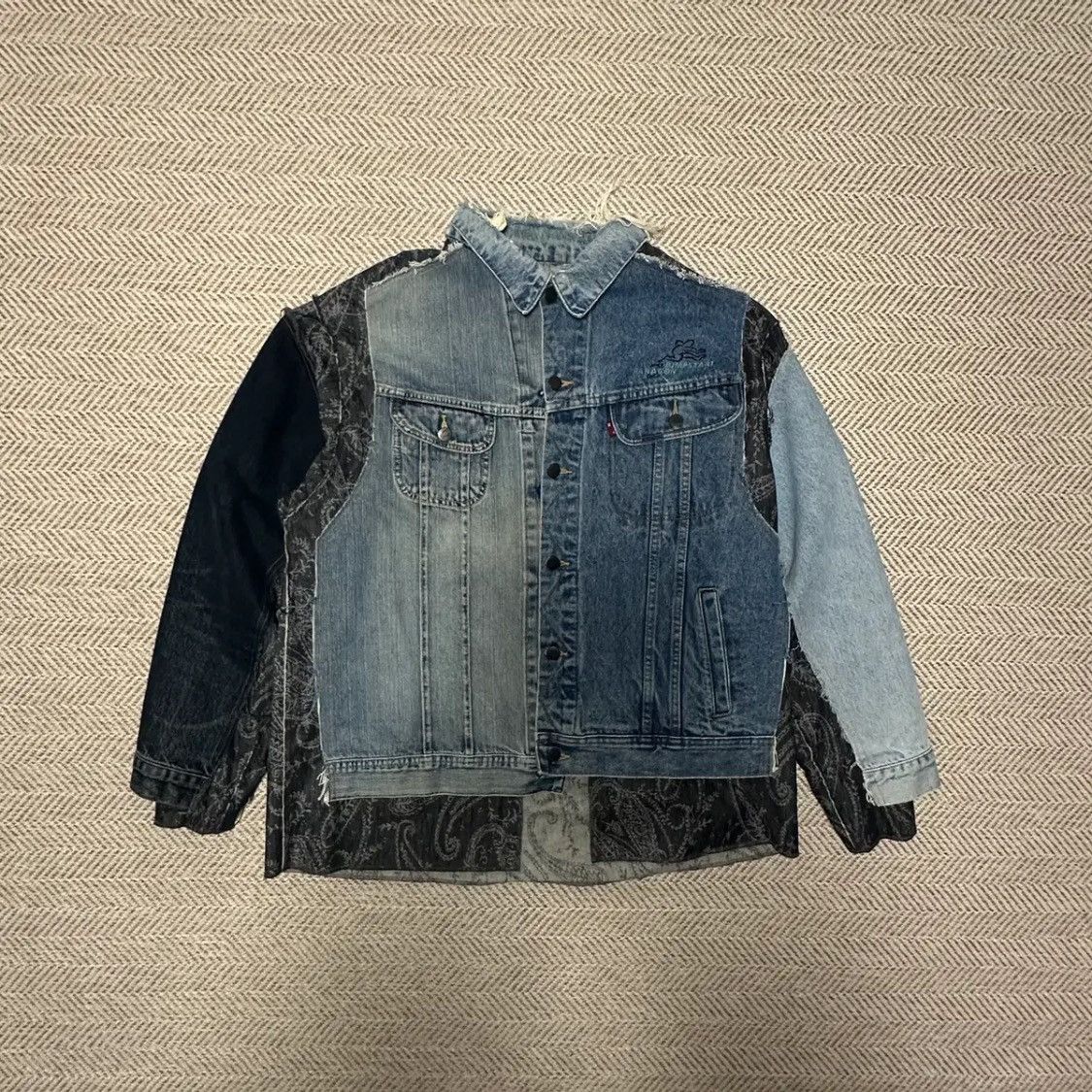 Needles Rebuild By Needles Denim Jacket Size US L / EU 52-54 / 3 - 1 Thumbnail