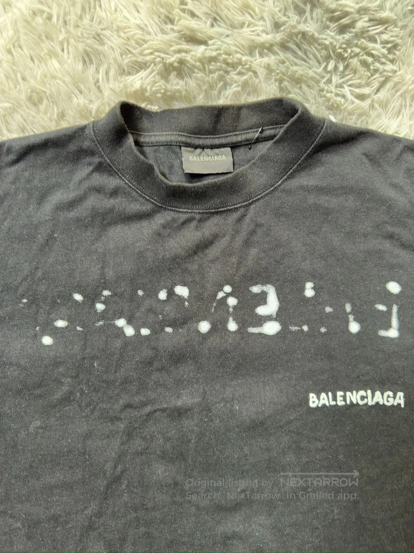 Balenciaga Balenciaga 23SS Graffiti Logo Distressed T. Size US XS / EU 42 / 0 - 3 Thumbnail