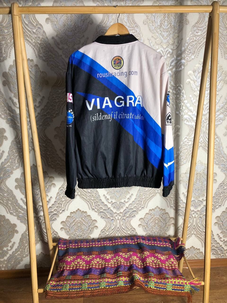 NASCAR VINTAGE VIAGRA RACING LIGHT JACKET MOTORCYCLE RETRO Y2K 90s Size US L / EU 52-54 / 3 - 7 Thumbnail