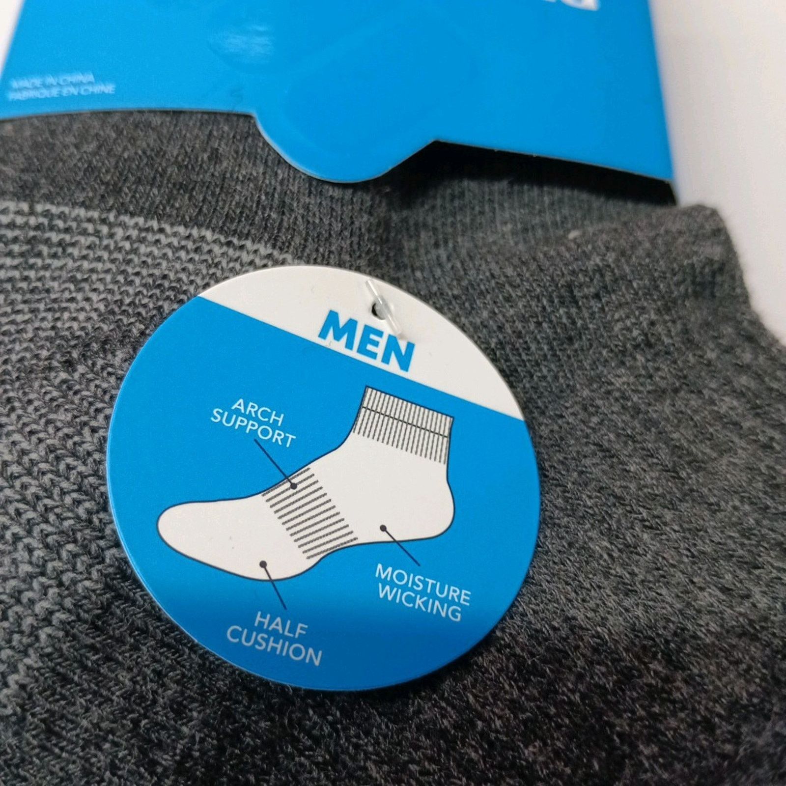 Columbia Columbia Men's Size 6-12 Quarter Socks 4 Pairs Arch Support Size ONE SIZE - 4 Thumbnail