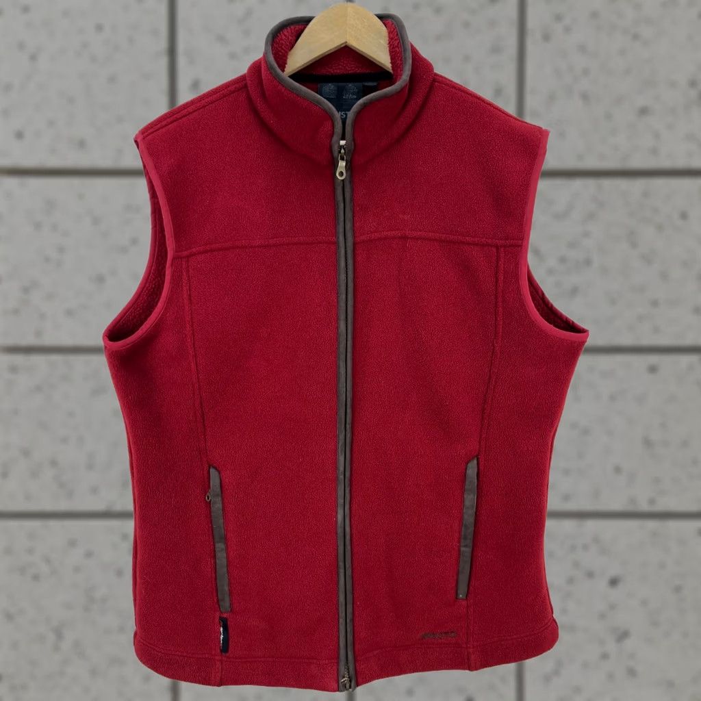 Musto MUSTO Vest Shirt Mens L Dark Red Arctec 360 Fleece Vintage Logo Pattern Solid Jacket Size L Mens Size US L / EU 52-54 / 3 - 1 Thumbnail
