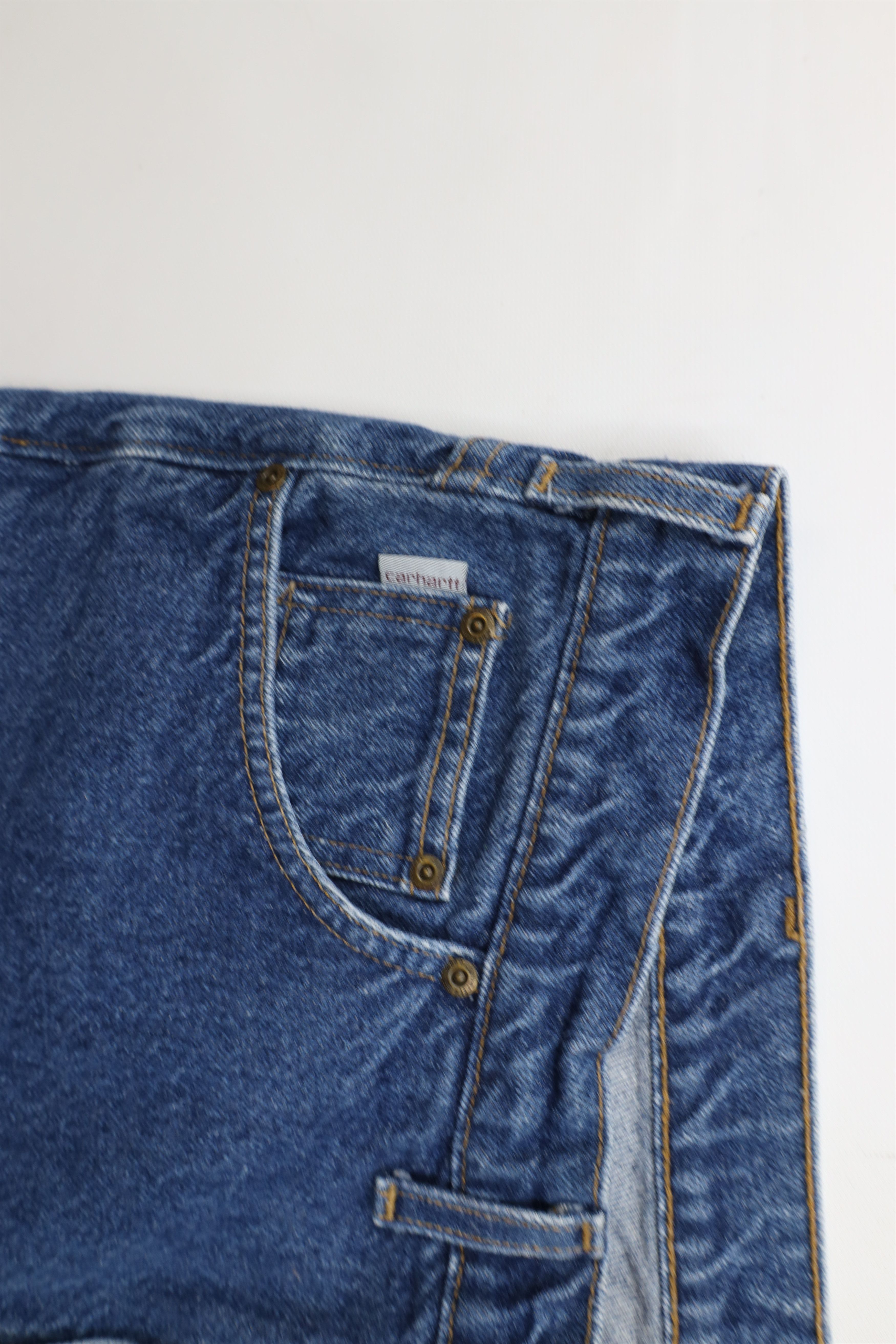 Carhartt × Vintage Vintage 90s Carhartt Spell Out Straight Leg Denim Jeans USA Size US 38 / EU 54 - 8 Thumbnail