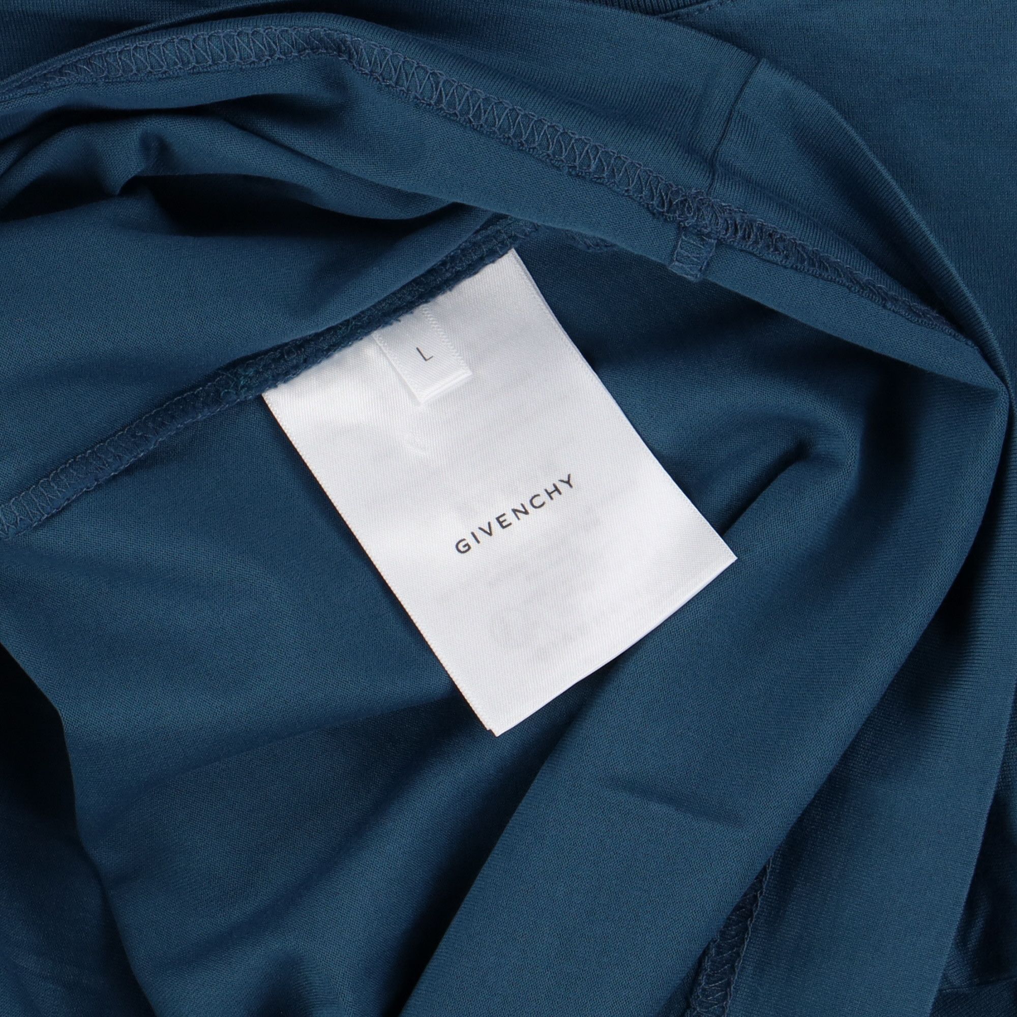 Givenchy Blue Layered Embroidered Multi Logo T-Shirt Size US L / EU 52-54 / 3 - 6 Thumbnail