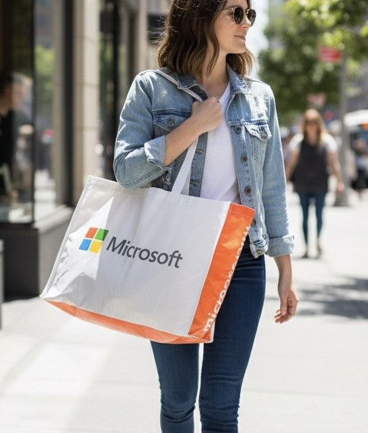 Microsoft Official Microsoft Store Reusable Shopper Bag Size ONE SIZE - 1 Thumbnail