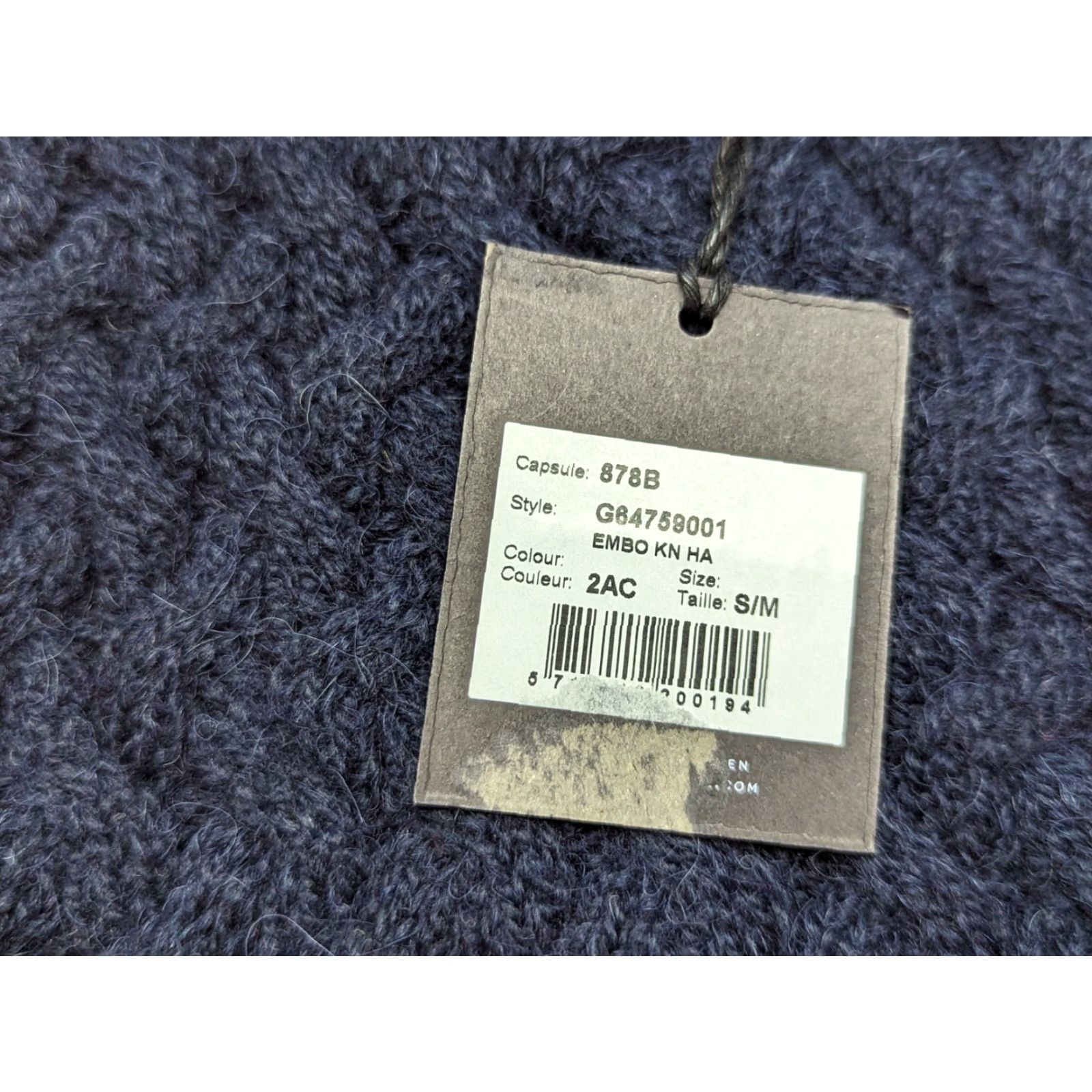 Peak Performance Peak Performance Beanie Hat One Size Blue Knit Lined Stretch Wool Acrylic Unisex Adults Fall Winter Spring Comfort Forecasted Size ONE SIZE - 5 Thumbnail