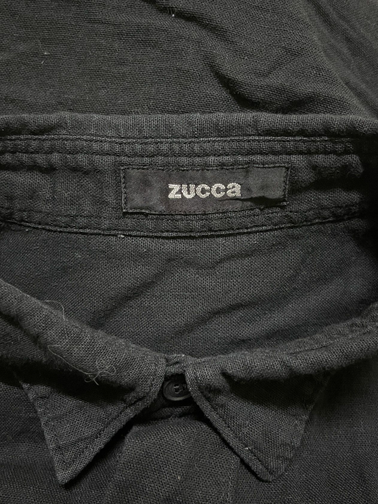 Issey Miyake Zucca Long Sleeve Button Up Black Size M / US 6-8 / IT 42-44 - 12 Thumbnail