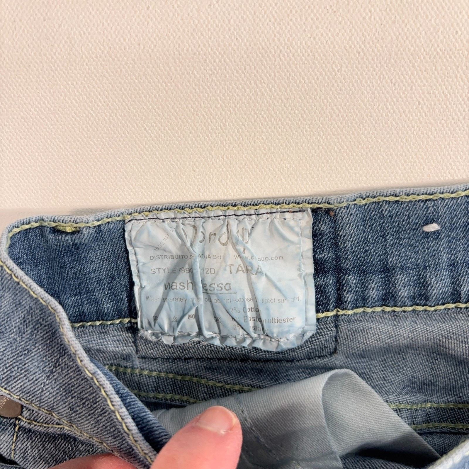 Dondup Dondup Tara Jeans Womens 28 Italy Skinny Stretch Denim Size 27" / US 4 / IT 40 - 4 Thumbnail
