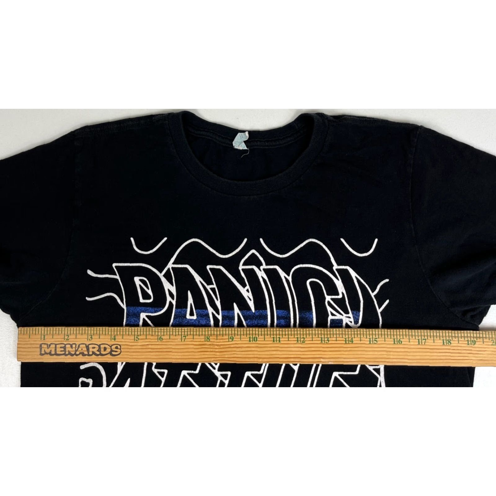 Vintage Panic At The Disco Death of a Bachelor T-Shirt Rock Band Sz M Shirt Mens Black 100% Cotton Short Sleeve Crew Neck Graphic Print Vintage? Size US M / EU 48-50 / 2 - 8 Thumbnail