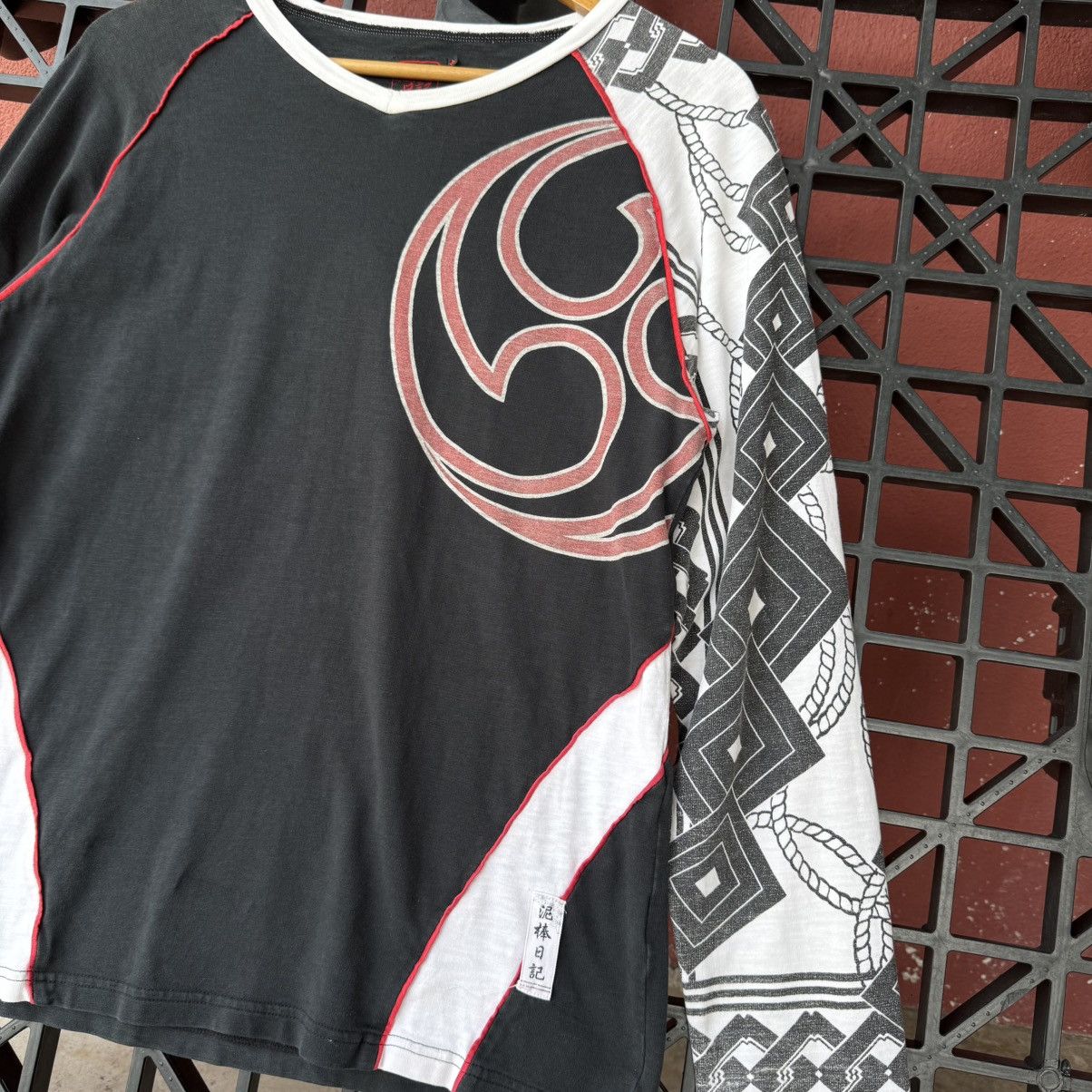 Japanese Brand Vintage Japan Thief Diary Caligraphy Patch Tee Size US M / EU 48-50 / 2 - 6 Thumbnail
