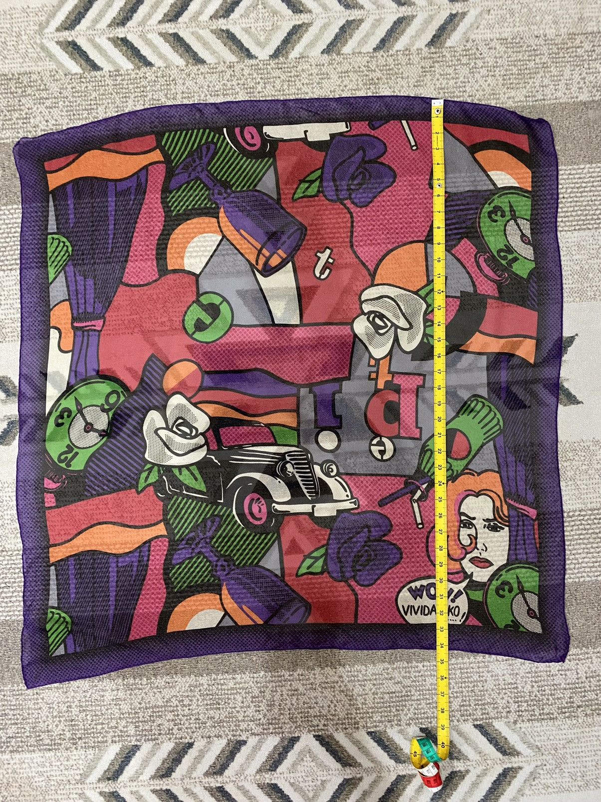 Japanese Brand Japanese Brand Vividakiko Nice Design Scarves/Handkerchiefs Size ONE SIZE - 6 Thumbnail