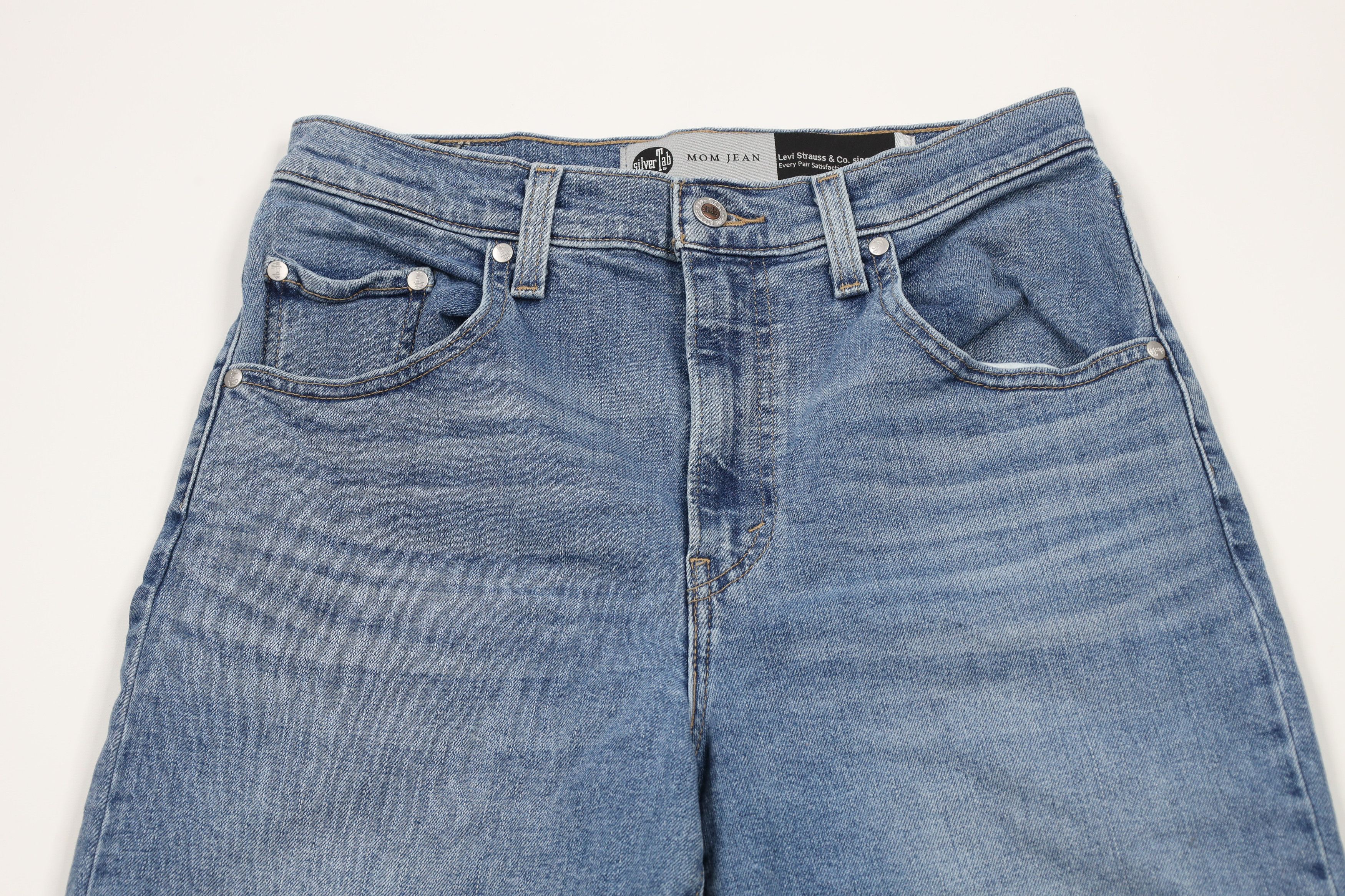 Levi's × Vintage Vintage Y2K Levis SilverTab Relaxed Fit Mom Jeans Blue Size 29" - 2 Thumbnail