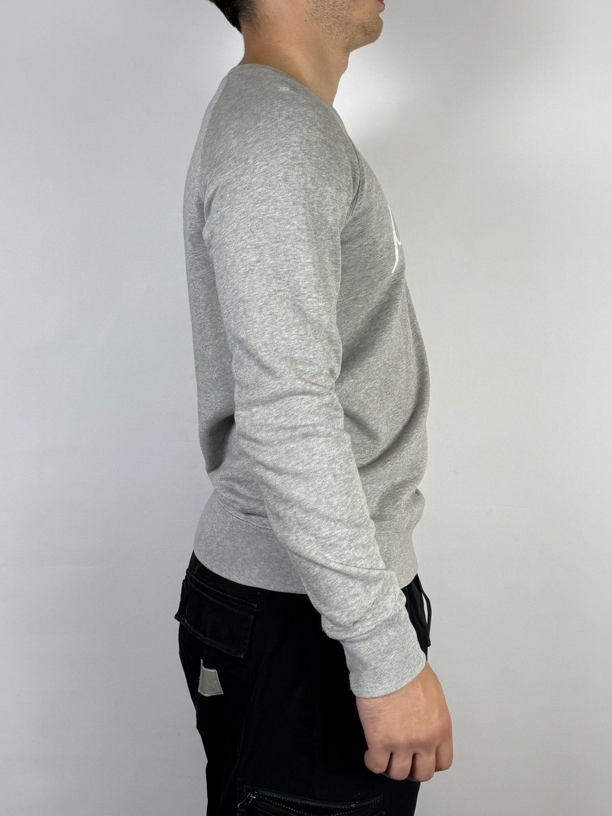 Maison Kitsune Maison Kitsune Parisien Big Logo Crew Neck Sweatshirt Size US L / EU 52-54 / 3 - 3 Thumbnail