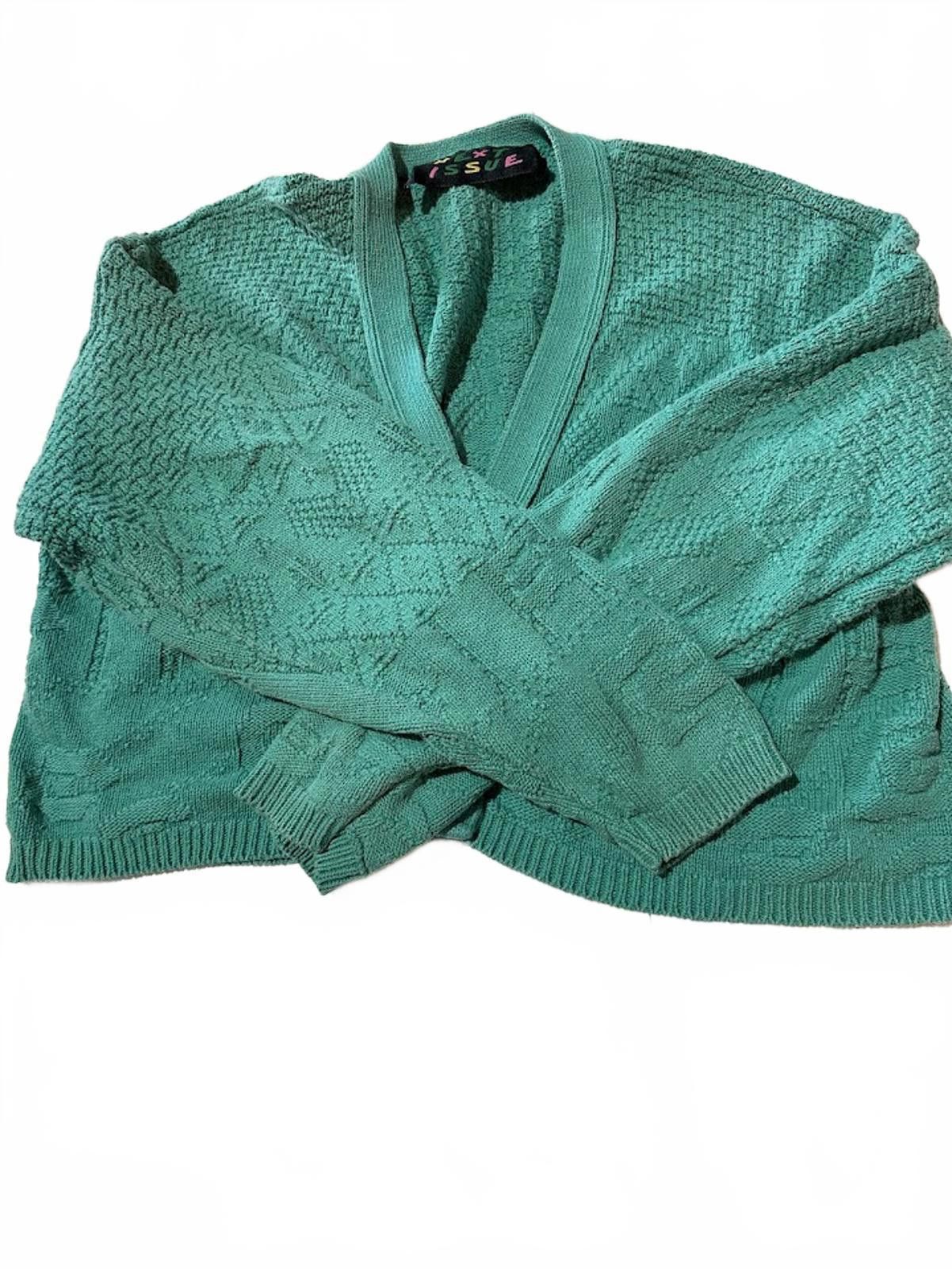 Other Next Issue USA Cropped Cotton Cardigan Size M / US 6-8 / IT 42-44 - 3 Thumbnail