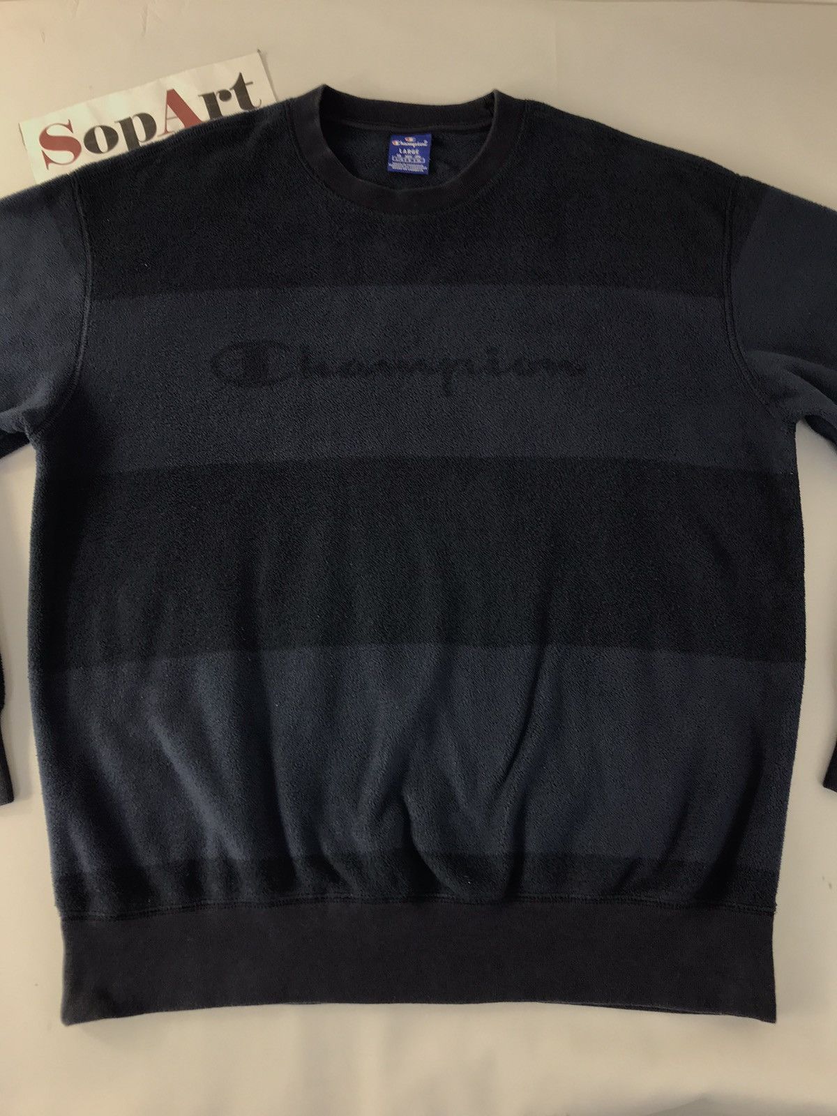 Champion Sweatshirt Champion Design Striped Big Logo Size US XL / EU 56 / 4 - 3 Thumbnail
