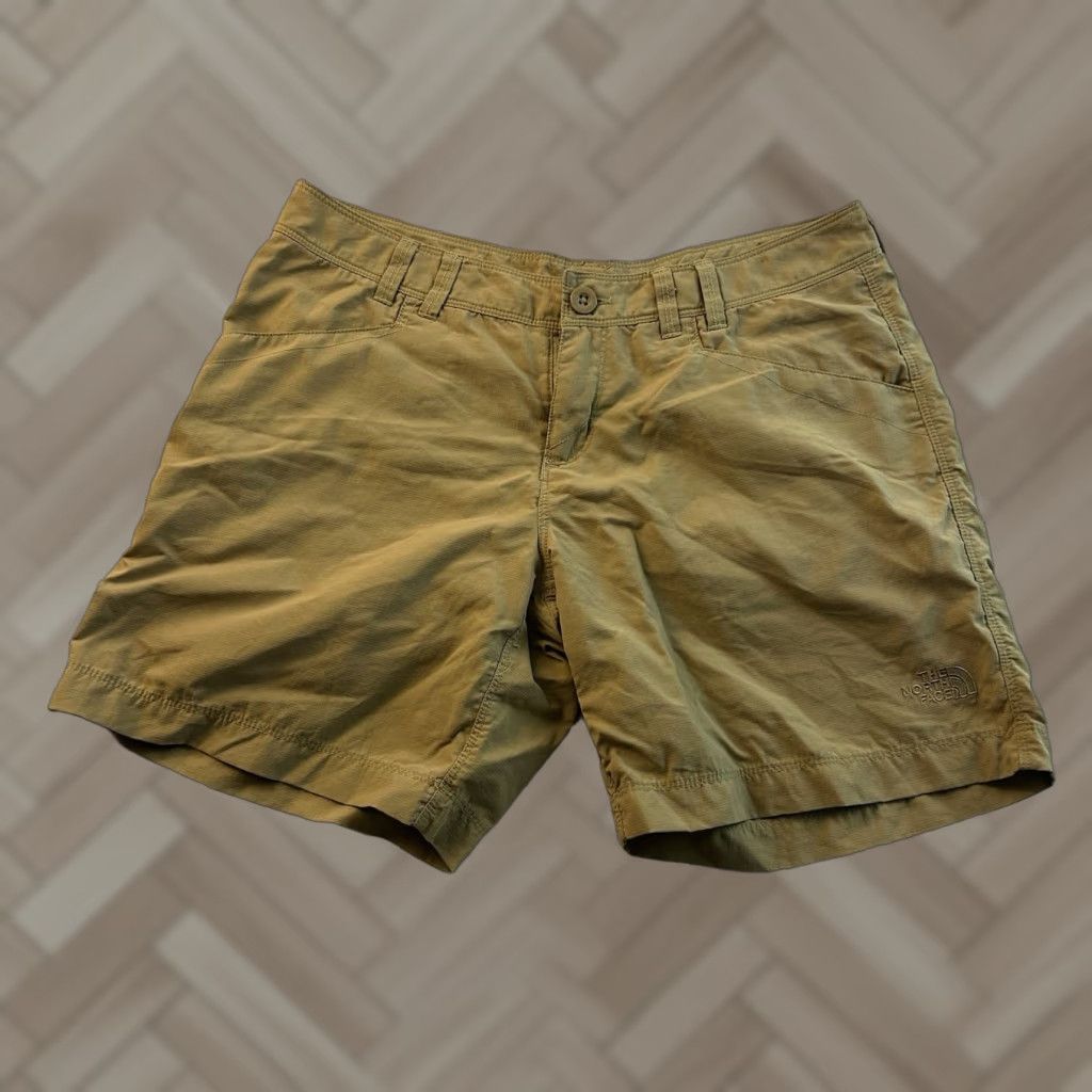 The North Face The North Face Nylon Hiking Outdoor Shorts Mens 6 Khaki Beige Tan Cargo Outdoors Hiking Nylon 6 Beige Mens Size 28" / US 6 / IT 42 - 1 Thumbnail