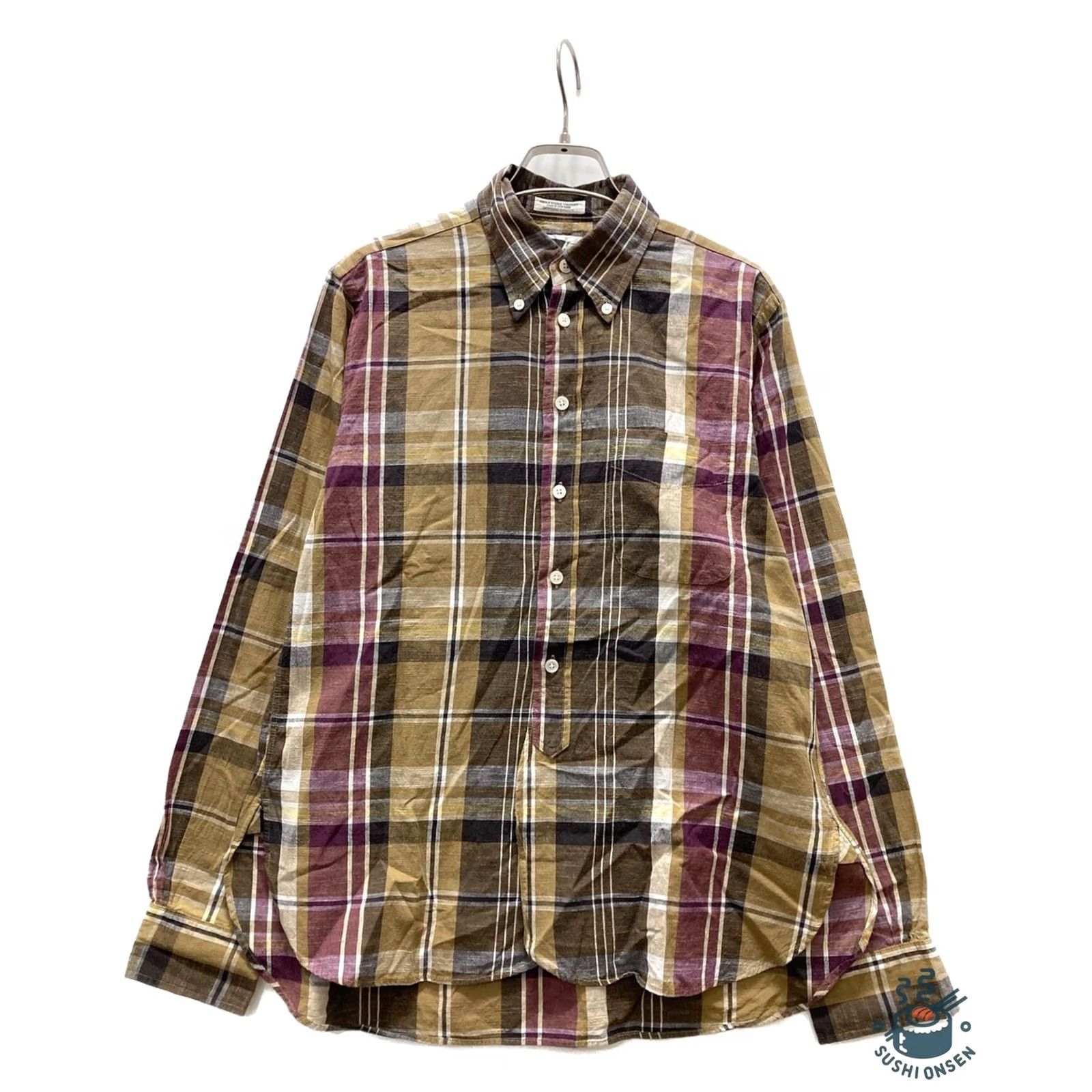 Engineered Garments Engineered Garments Button-Up Shirt XS Brown Men Size US XS / EU 42 / 0 - 2 Thumbnail