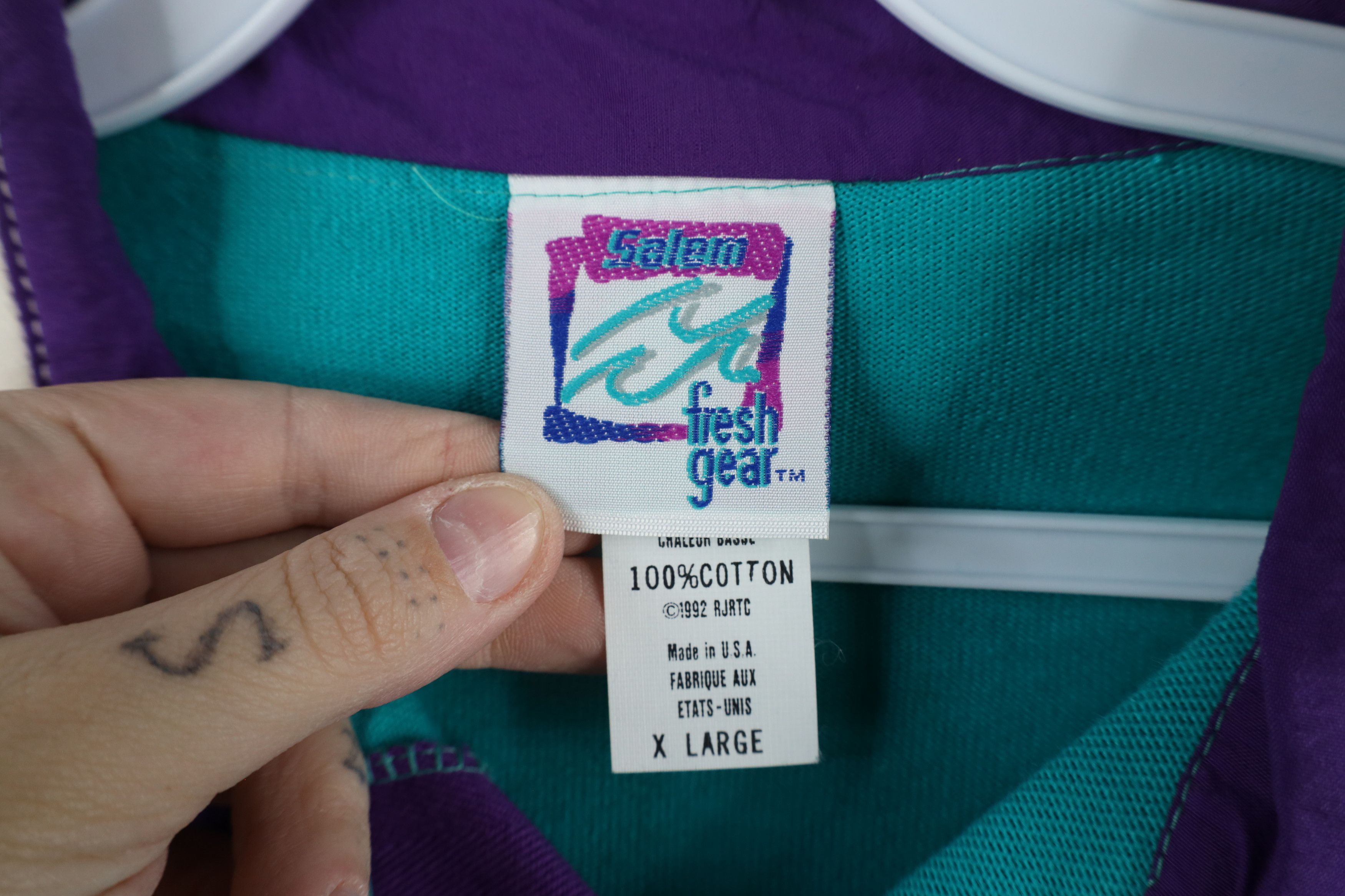 Vintage Vintage 90s Salem Cigarettes Fresh Heavyweight Rugby Polo Size US XL / EU 56 / 4 - 6 Thumbnail
