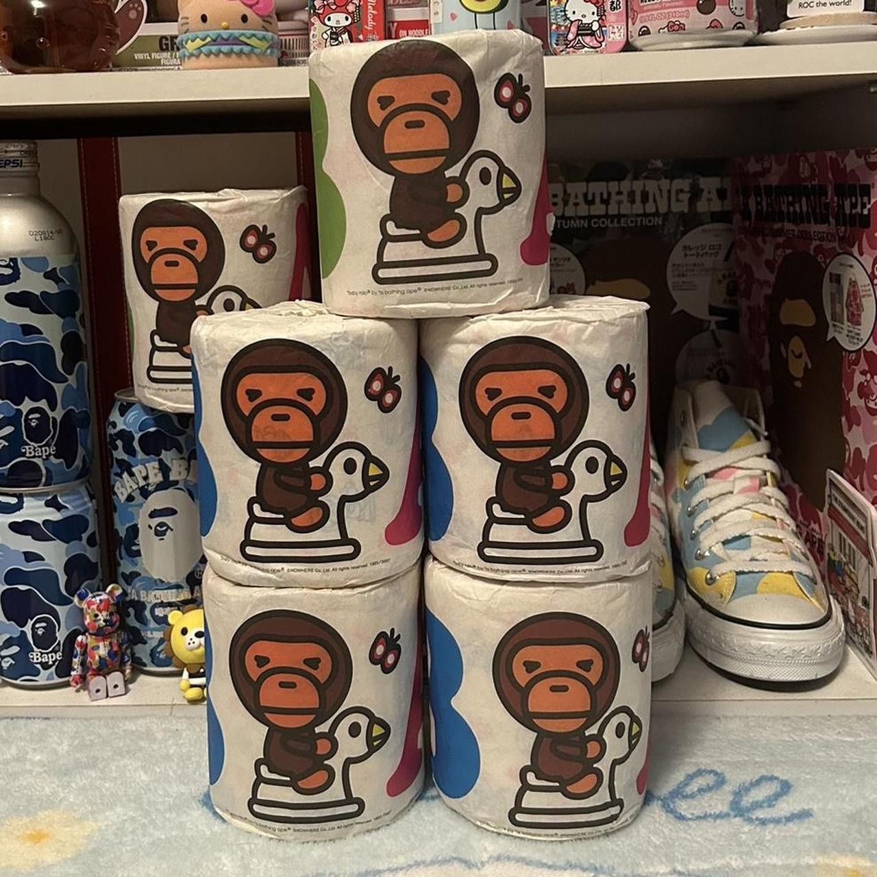 Bape × Nigo × Vintage Vintage Bape Baby Milo Individual Wrapped Toilet Paper Size ONE SIZE - 1 Thumbnail
