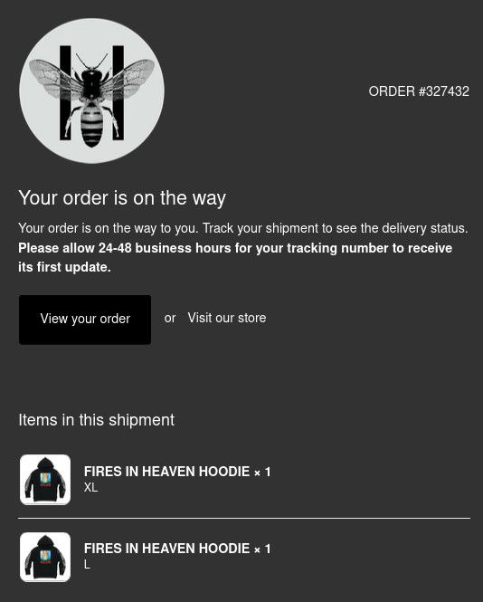 S4LEM SALEM 'FIRES IN HEAVEN' HOODIE Size US L / EU 52-54 / 3 - 9 Thumbnail