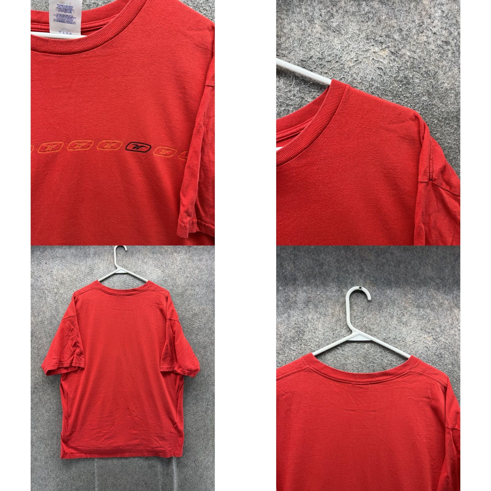 Reebok Reebok Shirt Mens XL Red Vector Logo Graphic Tee Athletic Casual Cotton Size US XL / EU 56 / 4 - 8 Thumbnail