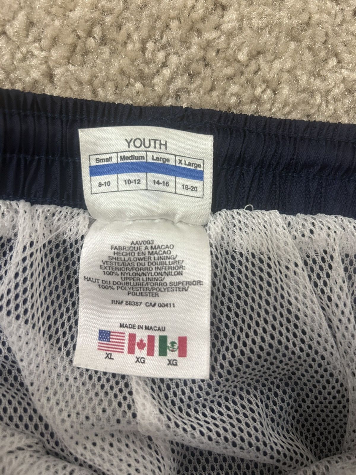 Adidas × Vintage Adidas striped y2k track pant navy and gold youth XL Size US 30 / EU 46 - 7 Thumbnail