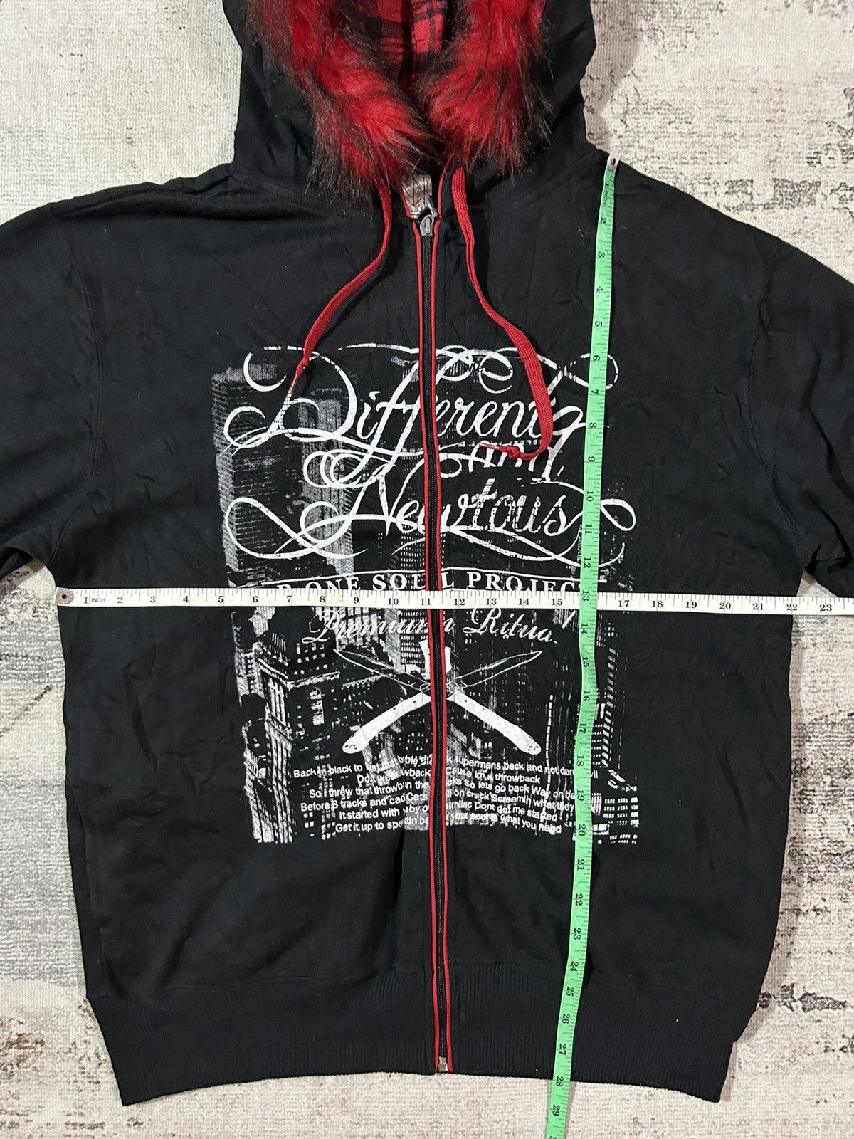 Beauty Beast × Hysteric Glamour Fur Hoodie Removable Poem Japanese Undefined Size US XL / EU 56 / 4 - 8 Thumbnail