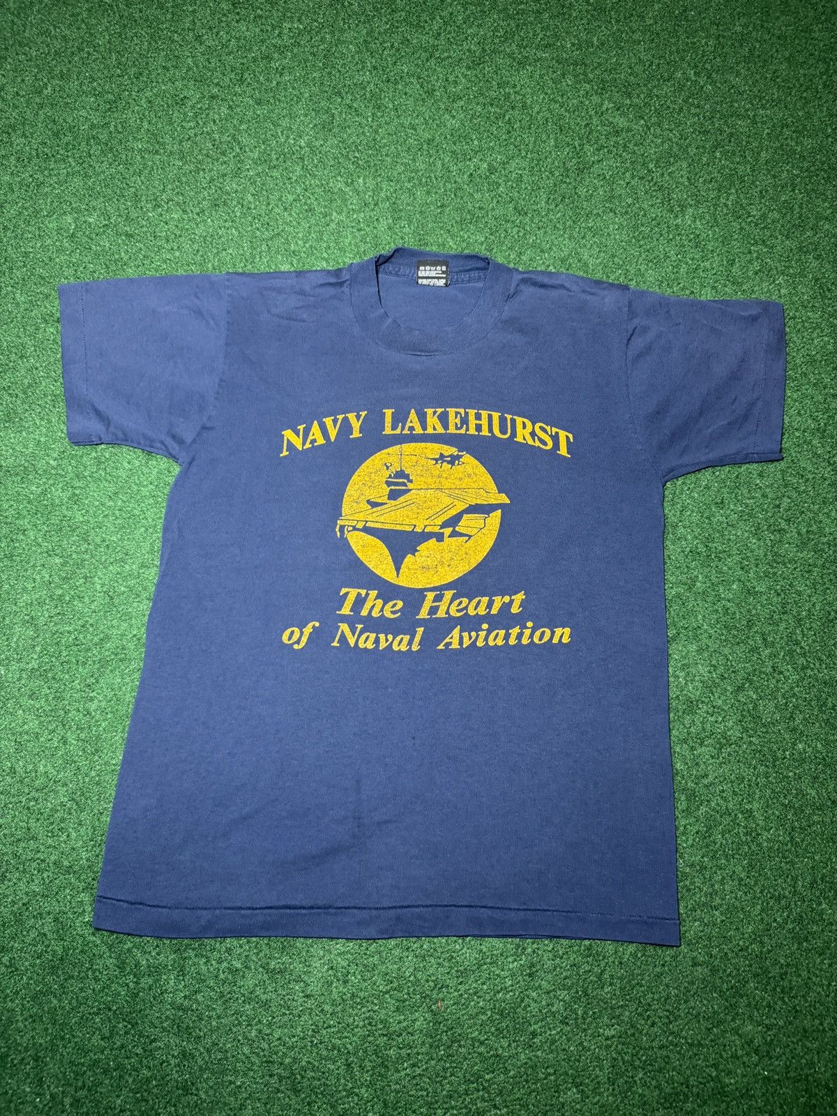 Vintage 90s Navy Naval Aviation Aircraft Carrier T Shirt