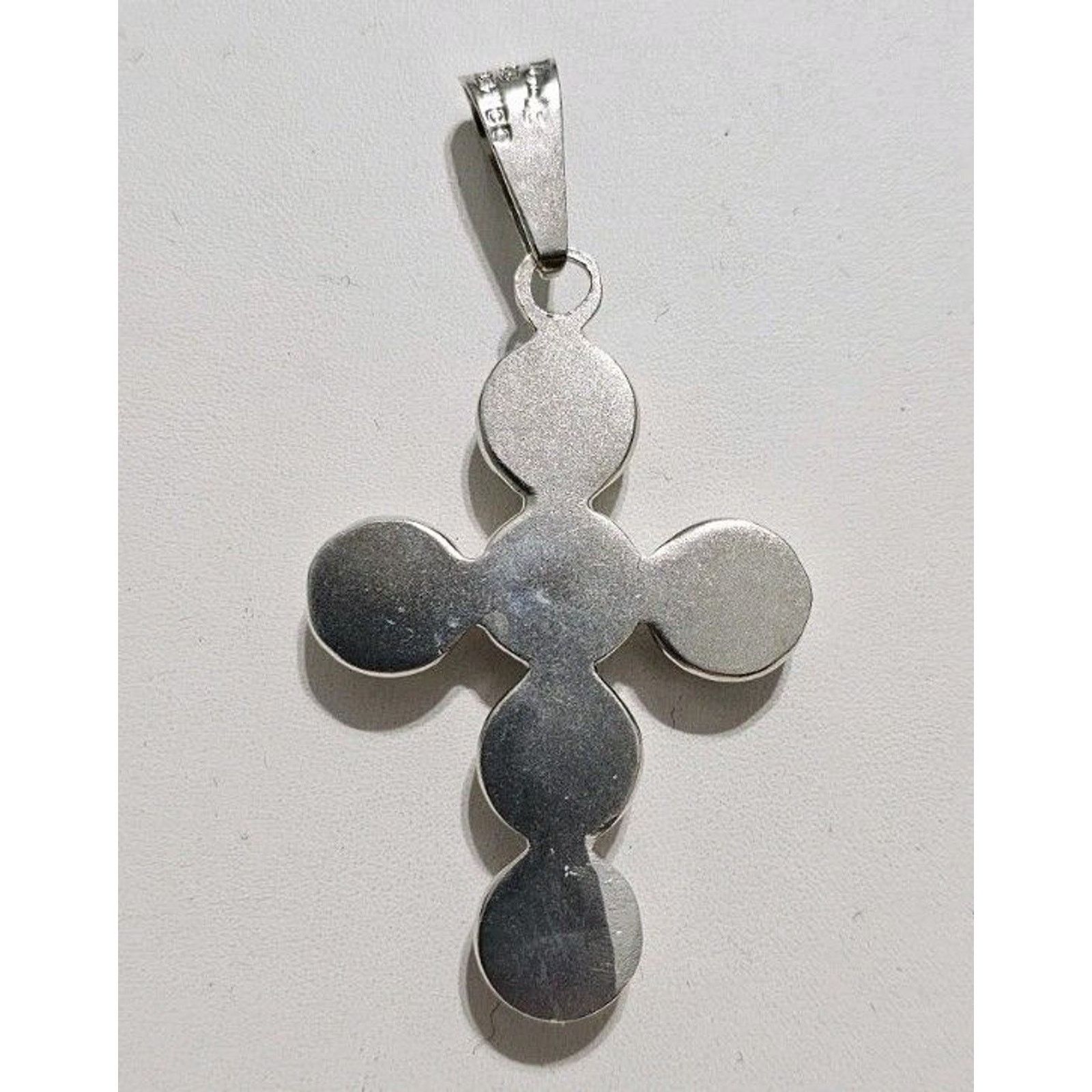 Other Chunky Sterling Silver Cross 925 Silver Cross Statement Size ONE SIZE - 5 Thumbnail