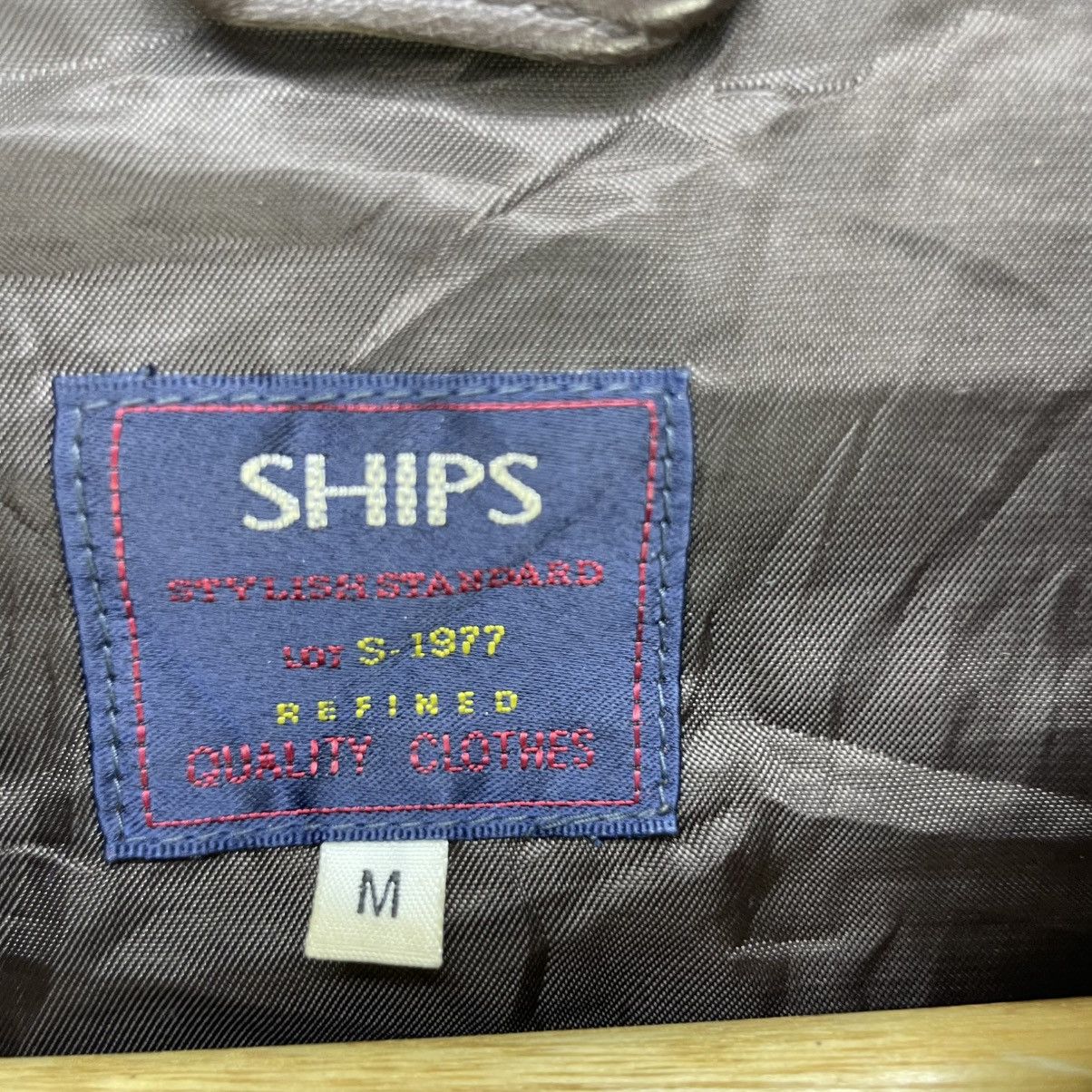 SHIPS Vintage Ships Japan Cafe Racer Lamb Leather Jacket Size US M / EU 48-50 / 2 - 6 Thumbnail