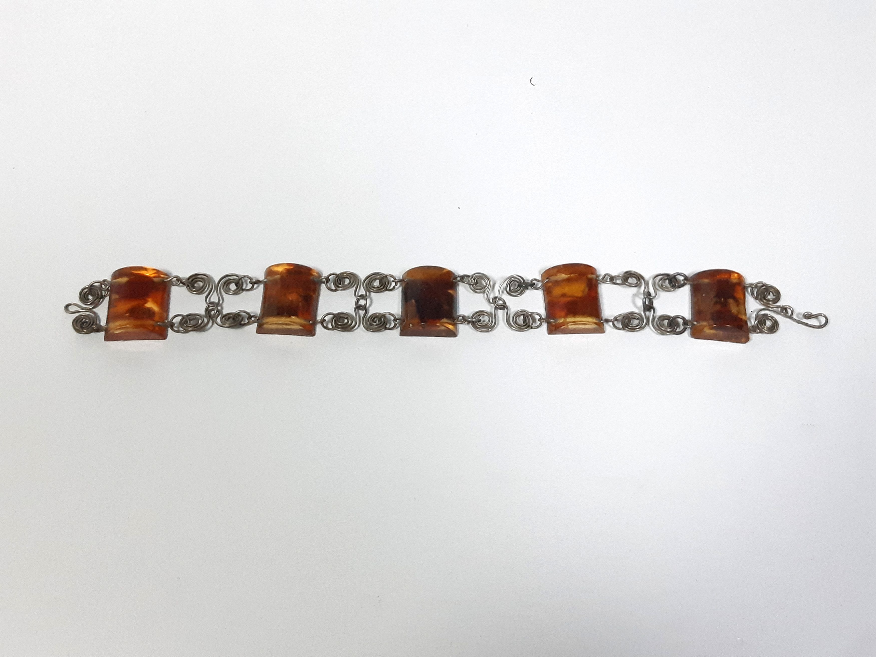 Other Antique bracelet amber / silver 835 Size ONE SIZE - 2 Thumbnail
