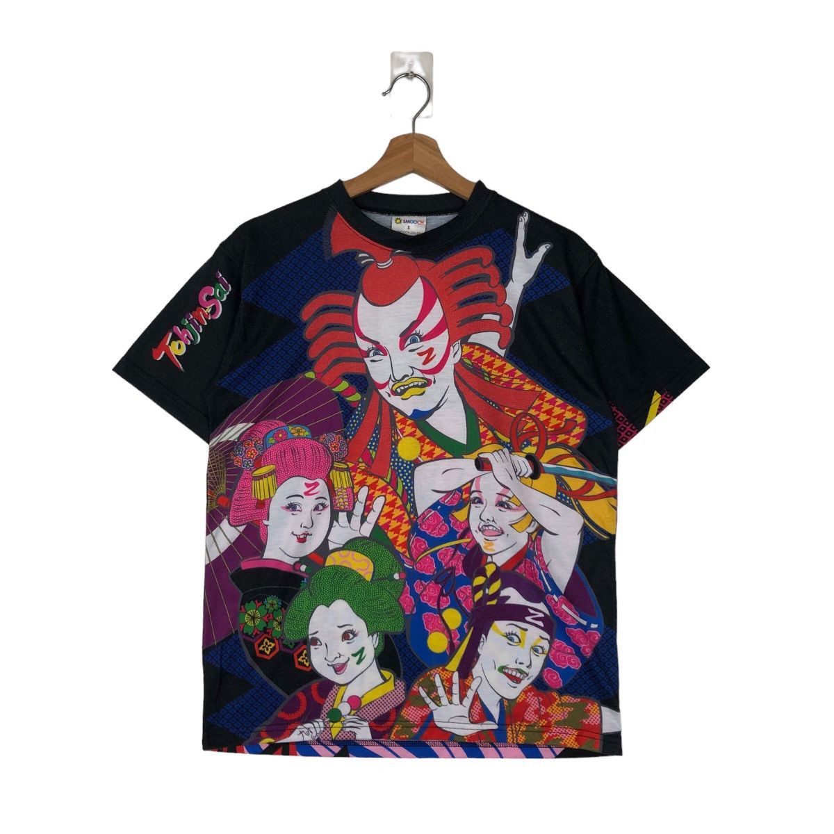 Japanese Brand RARE TEE JAPAN TRADITIONAL OVER PRINT KANSAI YAMAMOTO STYLE Size US S / EU 44-46 / 1 - 1 Thumbnail
