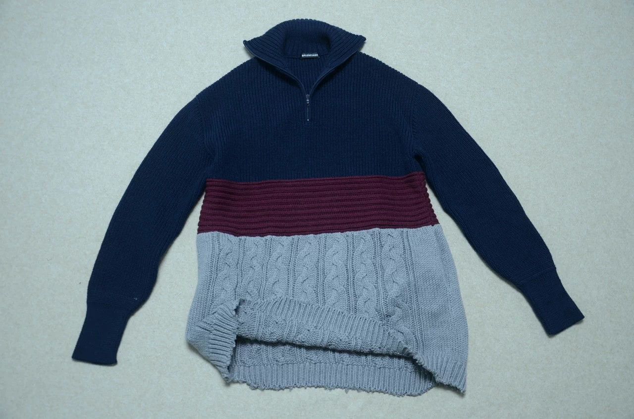 Balenciaga Balenciaga Oversized Destroyed Long Knit Coat Unisex XS Size US XS / EU 42 / 0 - 1 Thumbnail