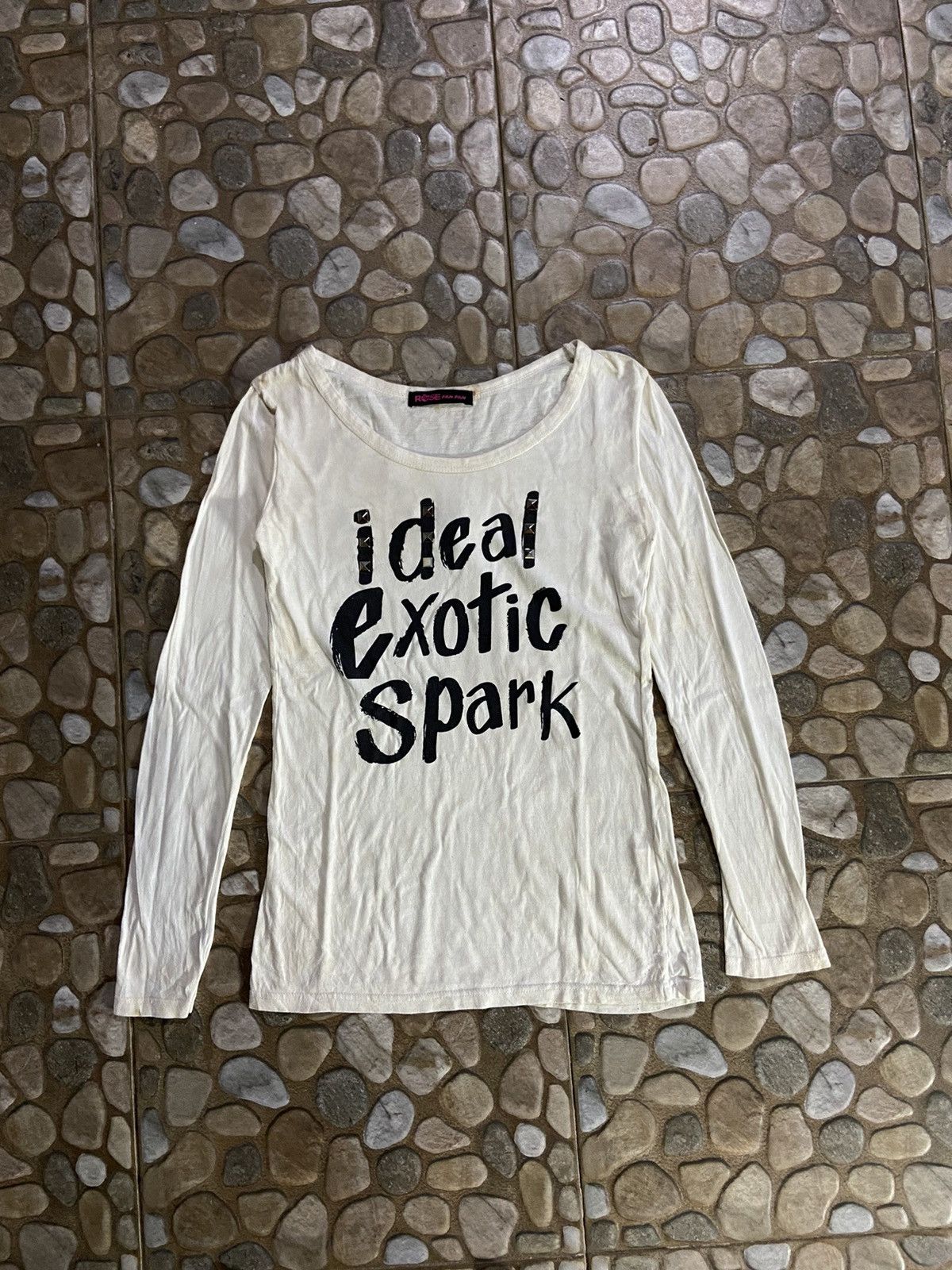 If Six Was Nine VTG Y2k rose fan fan ideal exotic spark long sleeve t-shirt Size XS / US 0-2 / IT 36-38 - 1 Thumbnail