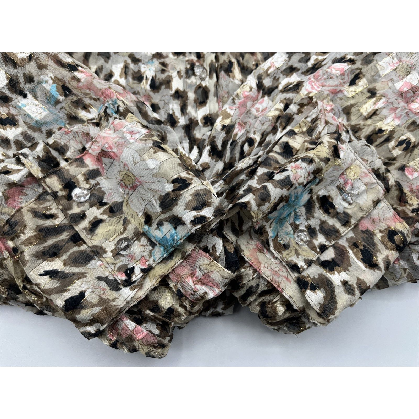 Other Ashley Stewart Plus Women's LIGHTWEIGHT Leopard ANIMAL PRINT Size XXL / US 16-18 / IT 52-54 - 8 Thumbnail