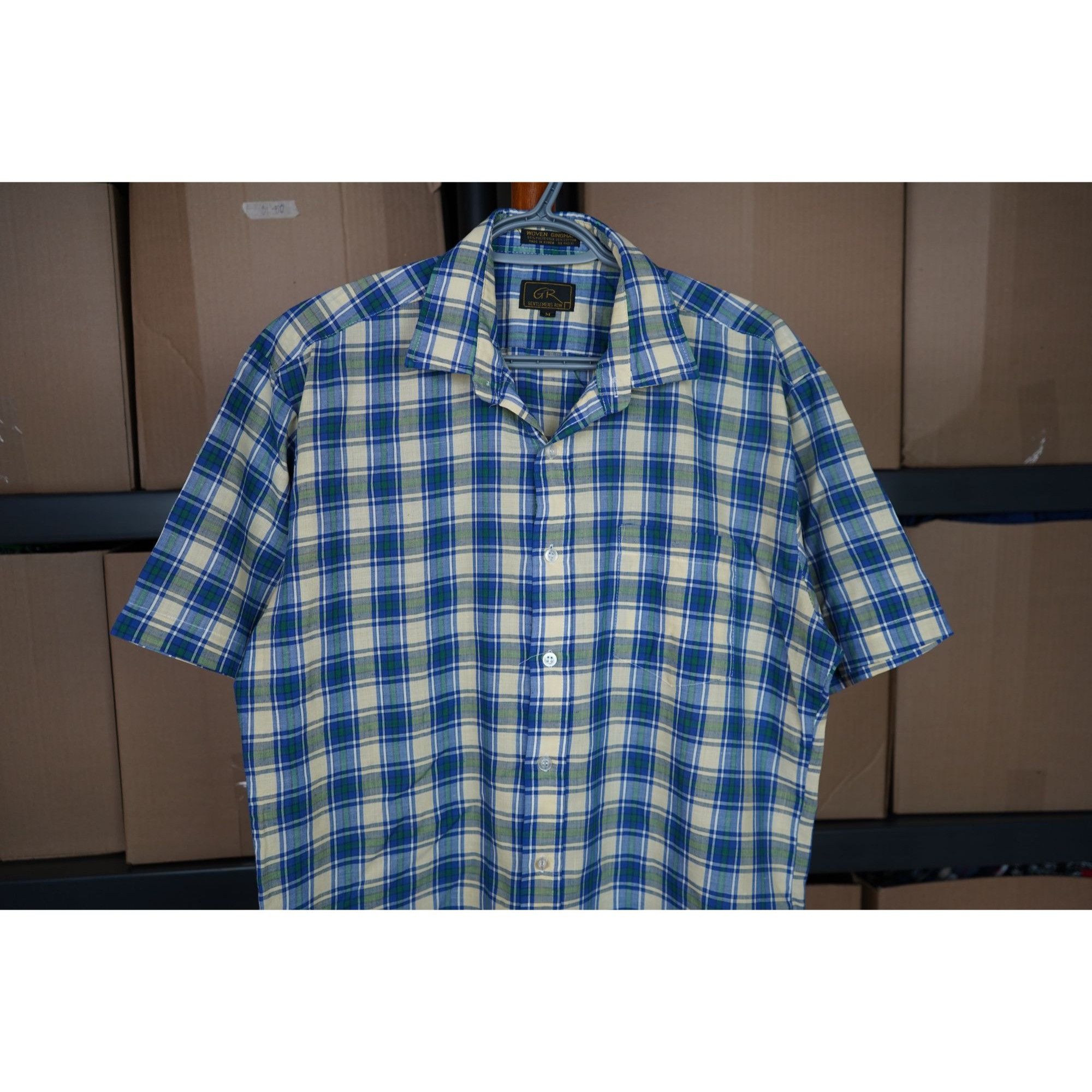 Vintage 90s Gentlemens Row Vintage Gingham Shirt Men's L #333 Size US L / EU 52-54 / 3 - 3 Thumbnail