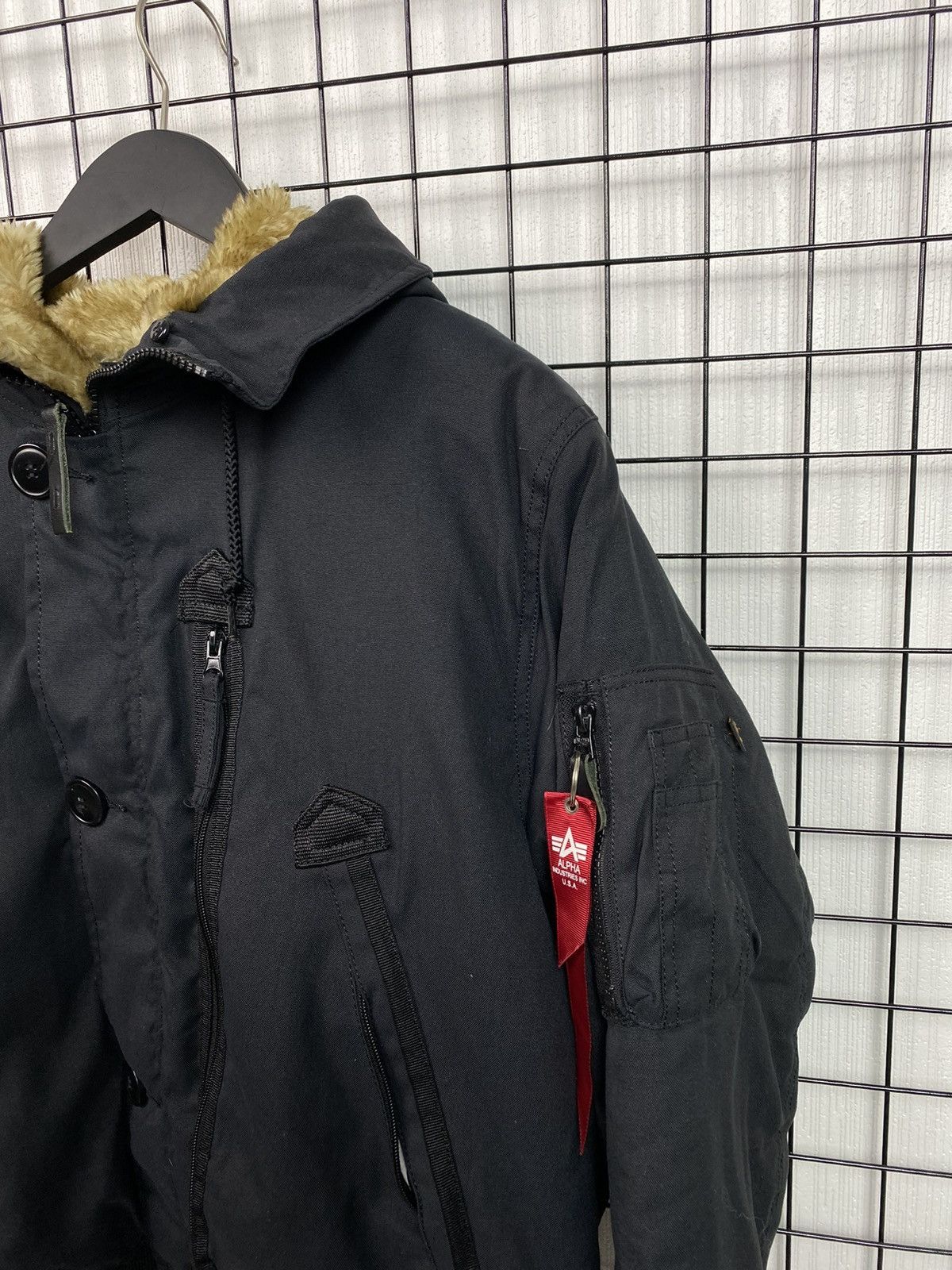 Alpha Industries × Vintage Steals🔥Vintage ALPHA INDUSTRIES Parka Bomber Jacket Men XL Size US XL / EU 56 / 4 - 4 Thumbnail