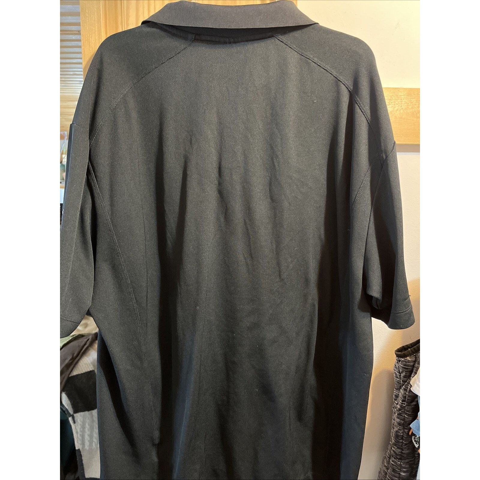 Nike Nike Golf Dri Fit Verizon Mens XL Black Polyester Polo Shirt Size US XL / EU 56 / 4 - 9 Thumbnail