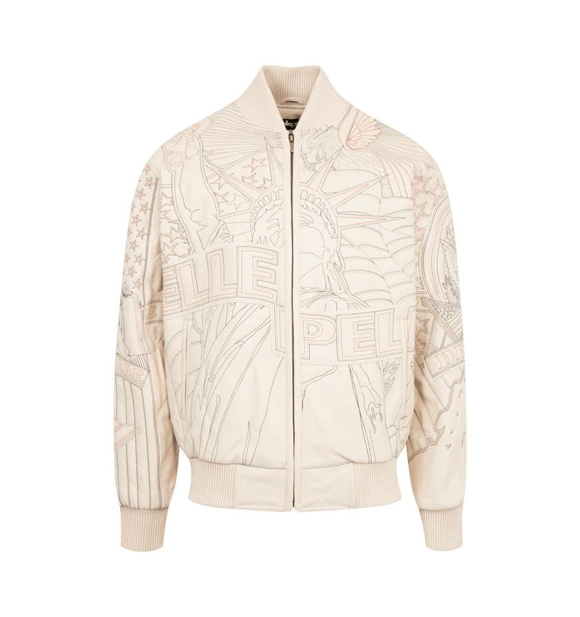 Who Decides War o1h1sh10525 Pelle Pelle Monument Jacket in Light Beige Size US XL / EU 56 / 4 - 1 Thumbnail
