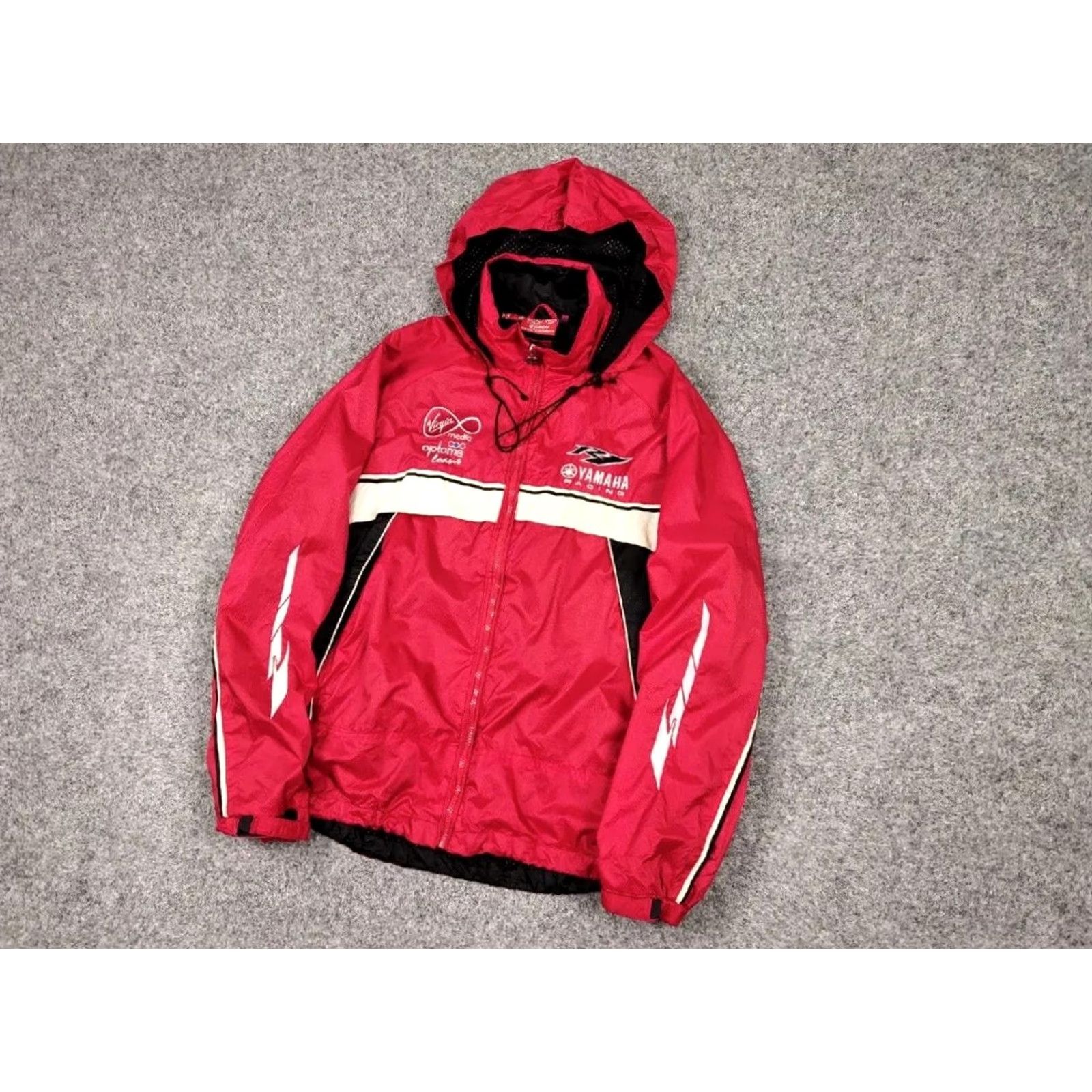 Yamaha VINTAGE Yamaha Racing Windbreaker Jacket Mens L Red Logo 90s Windbreaker Full Zip All Seasons Vintage Yamaha Racing Jacket Size US L / EU 52-54 / 3 - 2 Thumbnail