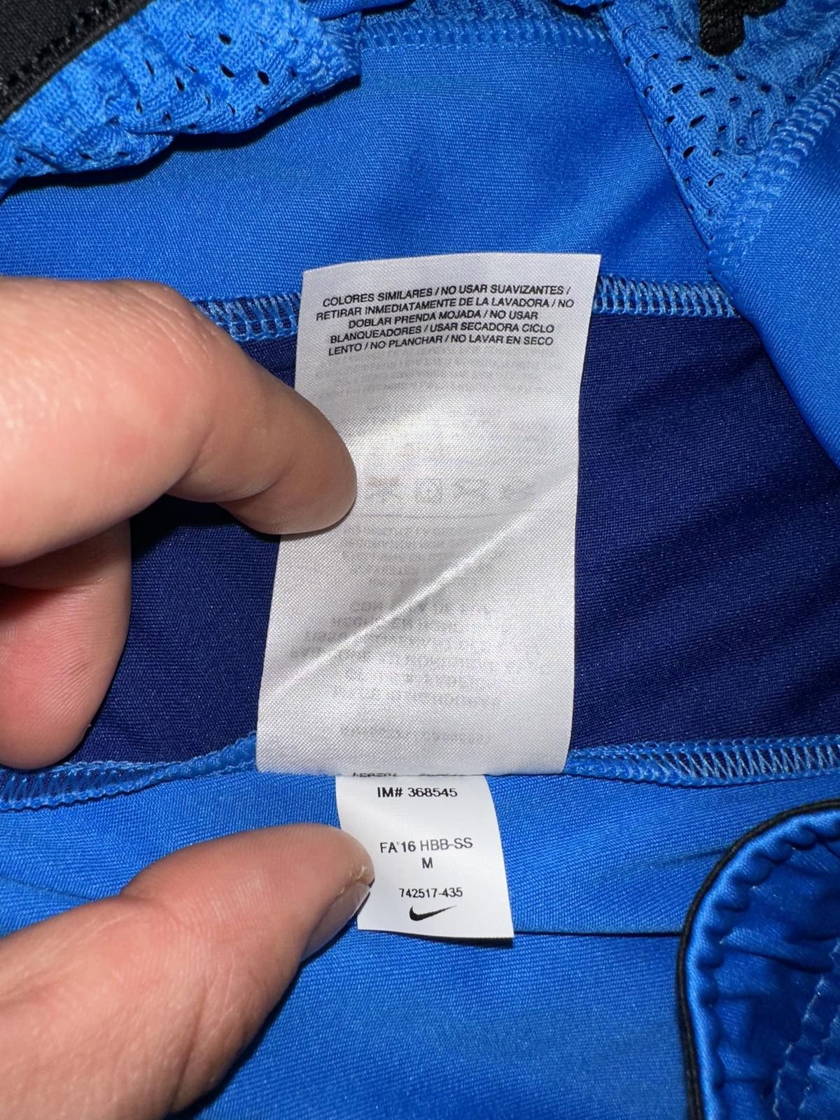 Nike Nike Men’s Dri-Fit Fly 9" Training Blue/Black Basketball Shorts Samples Size US 32 / EU 48 - 9 Thumbnail