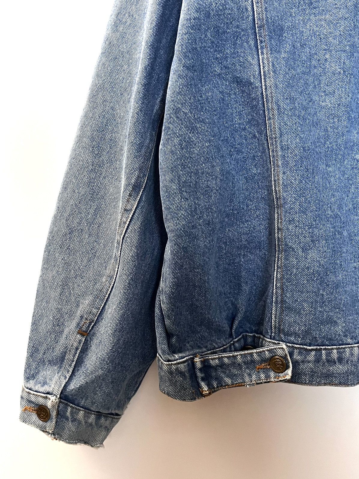 Vintage 🔥VINTAGE 1990S DENIM JACKET MADE IN ITALY Size US L / EU 52-54 / 3 - 5 Thumbnail